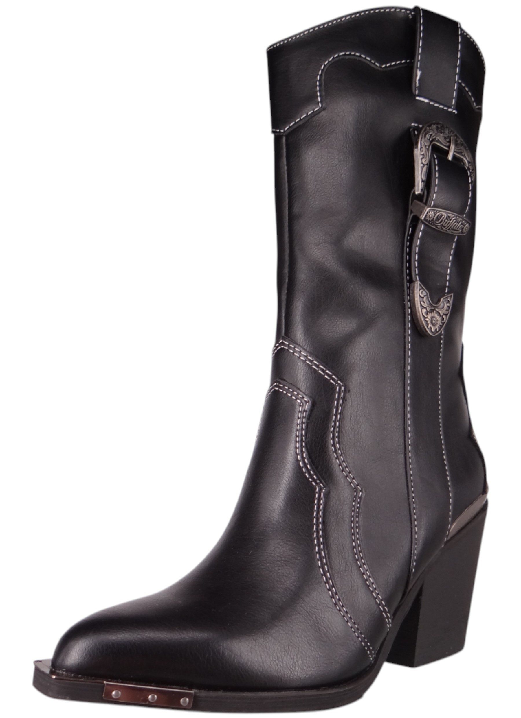 Buffalo 1221052 West Bootie Buckle Black Сапоги