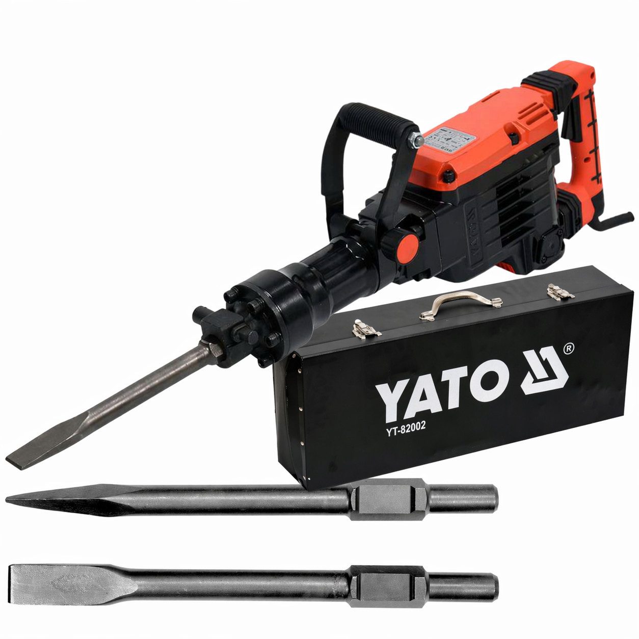 Yato Abbruchhammer Martello demolitore 1600W, 30mm/6Kanst, 70J, 14,8kg, 1600 in W, für 30 mm