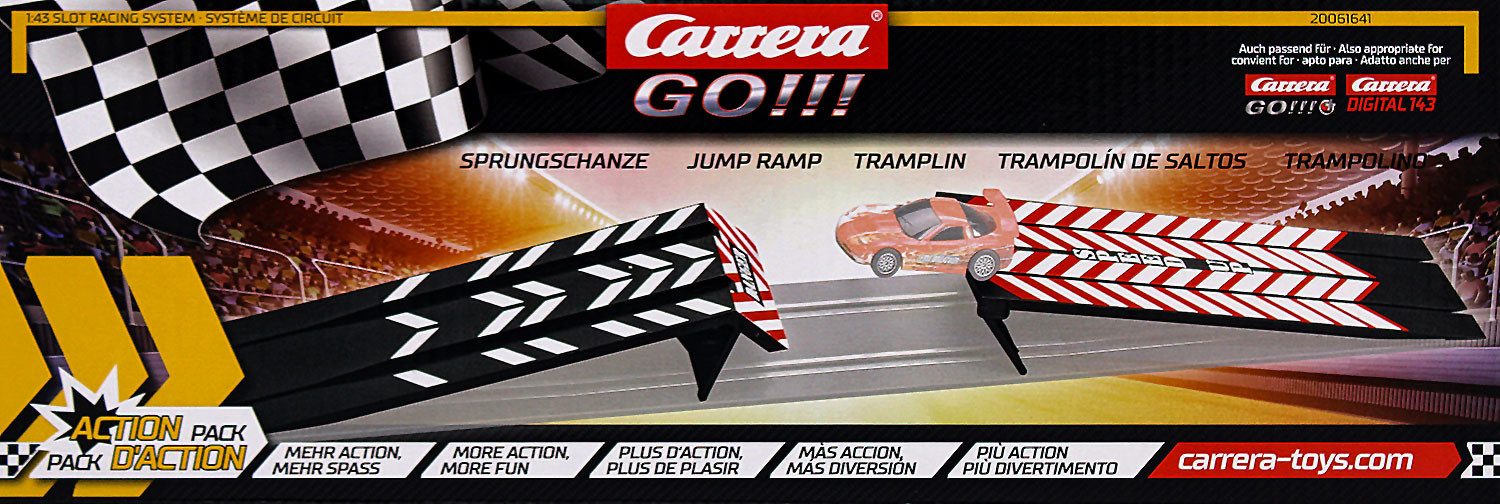 Carrera® Autorennbahn Carrera 20061641 - GO!!!/DIGITAL 143 Sprungschanze