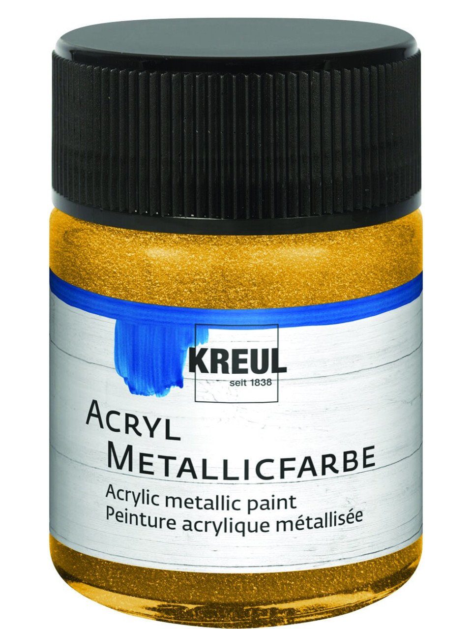 Kreul Künstlerstift Kreul Acryl Metallicfarbe gold 50 ml