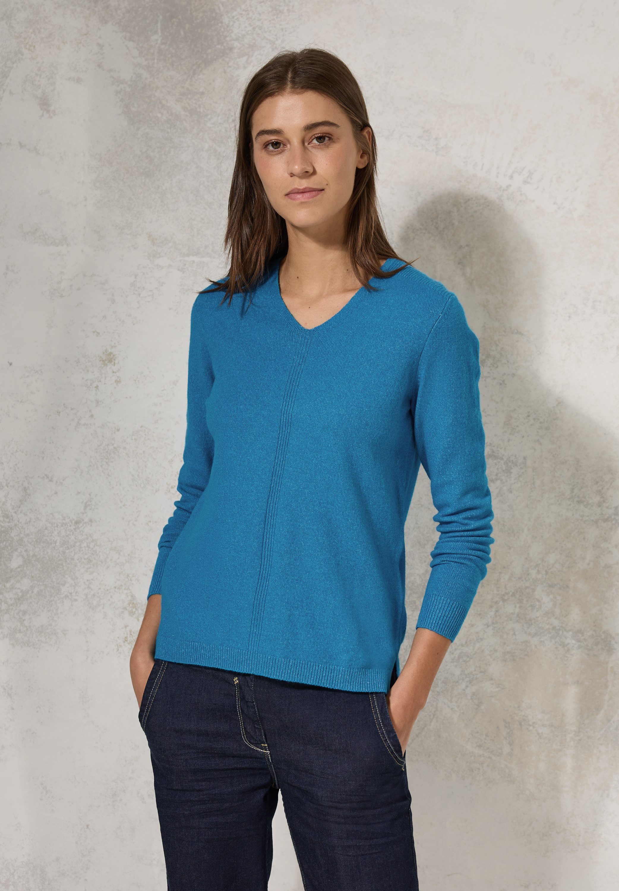 Cecil Strickpullover, mit Strick-Detail günstig online kaufen