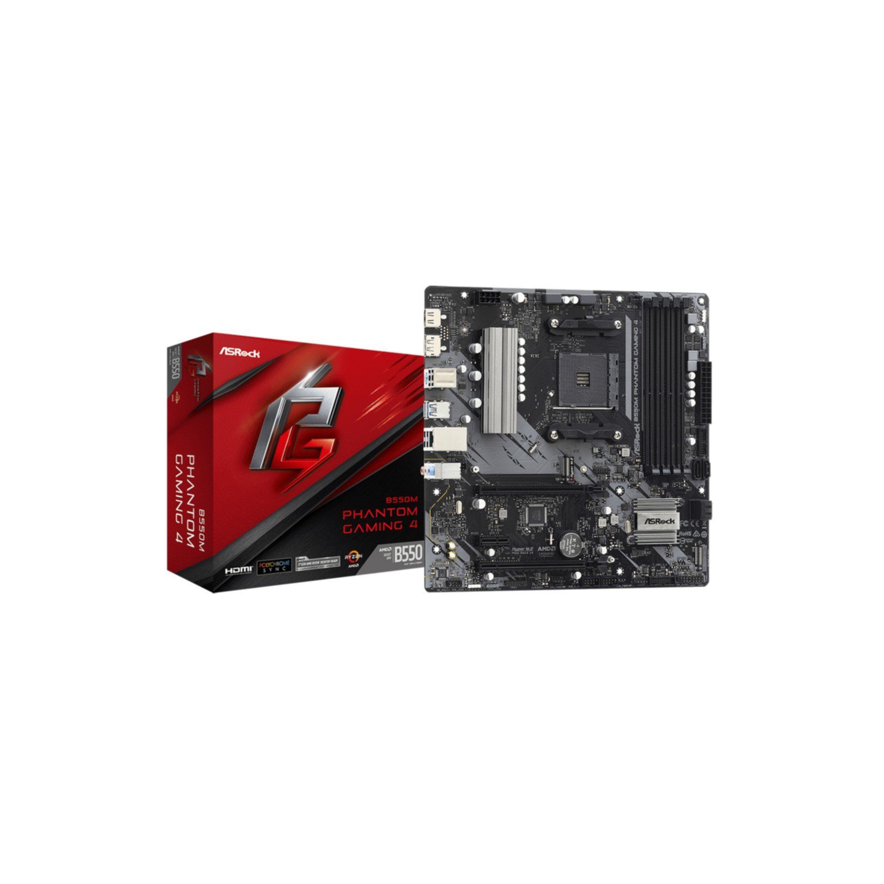 B550M Phantom Gaming 4 Mainboard