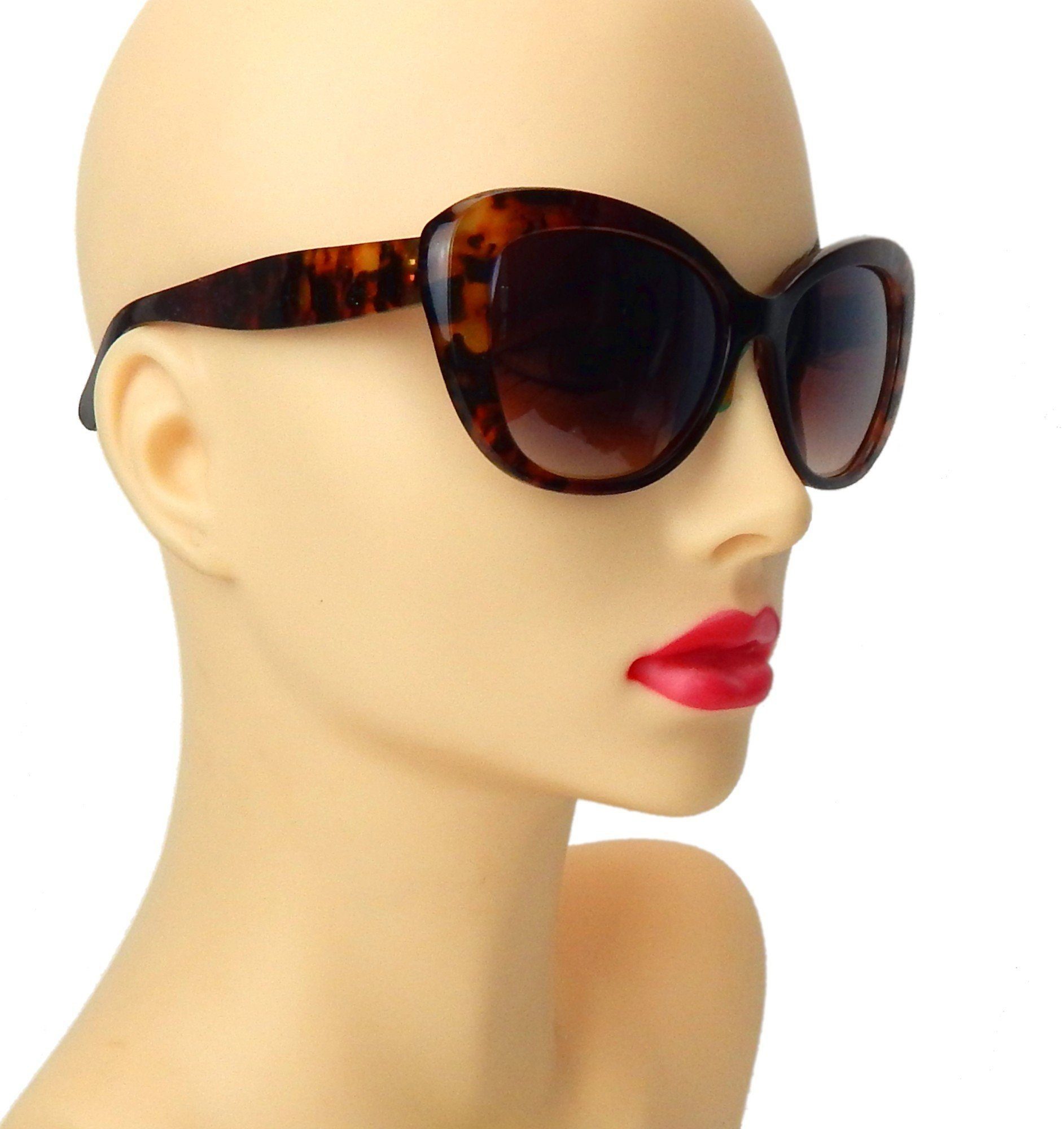 400 Jonte Braun UV Schildpatt-Optik Sonnenbrille in Ella