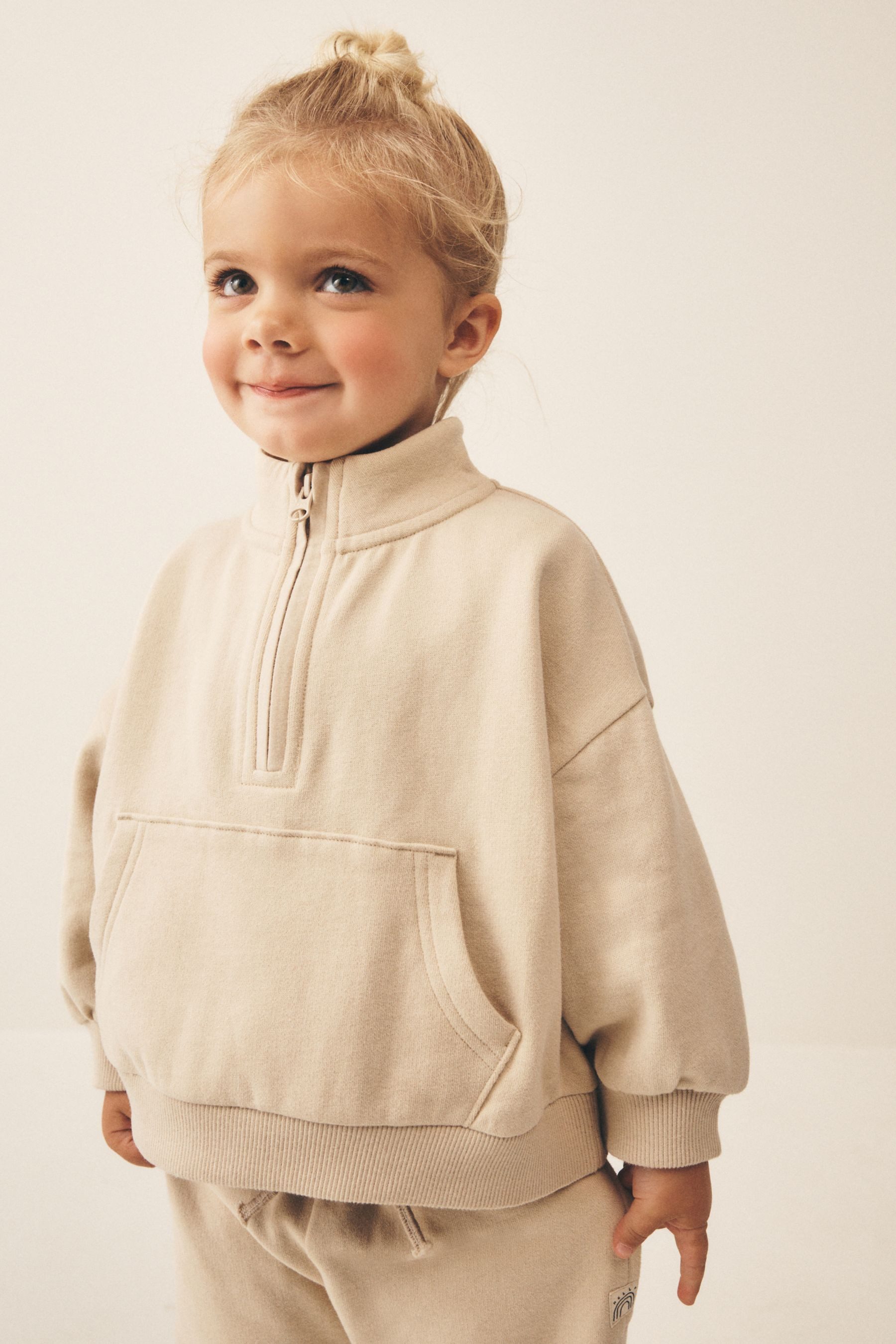 Next Sweatshirt Sweatshirt mit halblangem Reißverschluss (1-tlg) – Bild 5 von 5