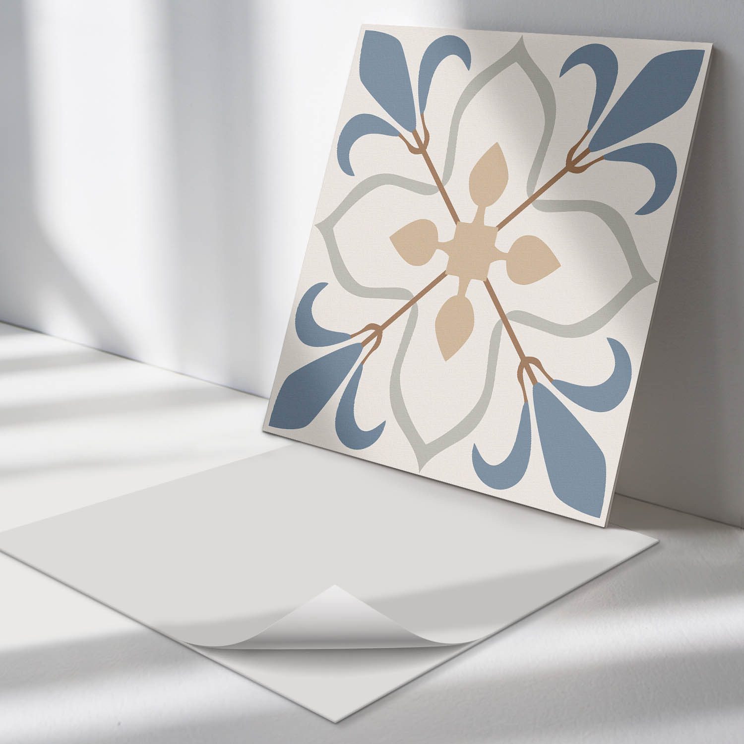 Tulup Spritzschutz Wandverkleidung Blumenmuster mit Blättern günstig online kaufen