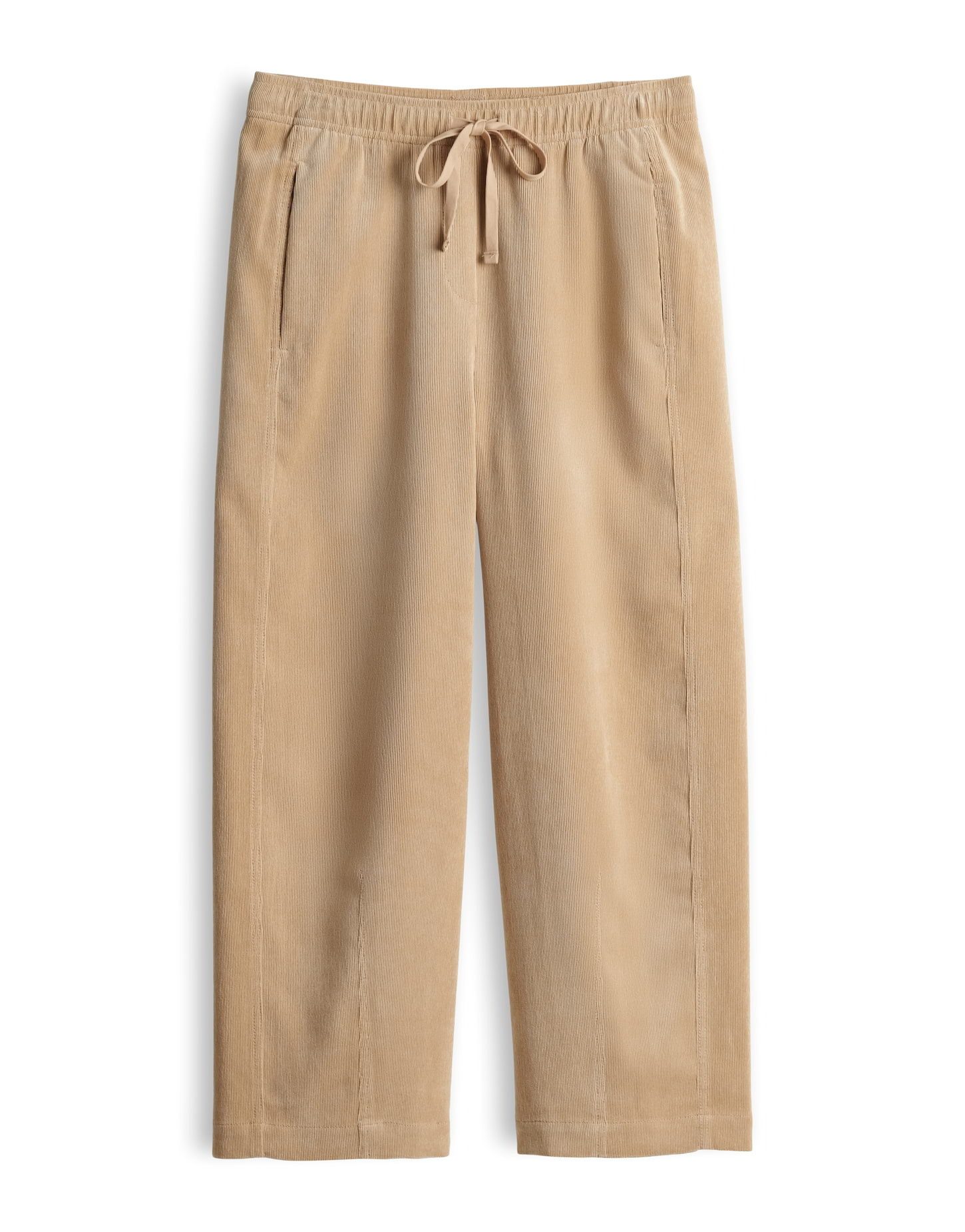 OPUS Stoffhose MISHA BARREL Leg City Pants aus Feincord vorverlegte Seitennaht