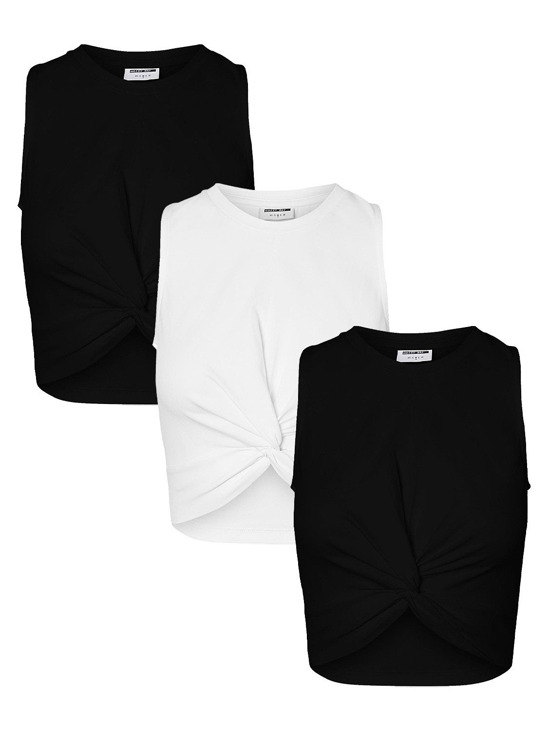 Noisy may Shirttop 3er Set Crop mit Knoten-Detail NMTWIGGI (3-tlg) NMTWIGGI S/L TOP 3 NOOS. Reduzierter Preis € 33,14. Unverbindliche Preisempfehlung € 50,99