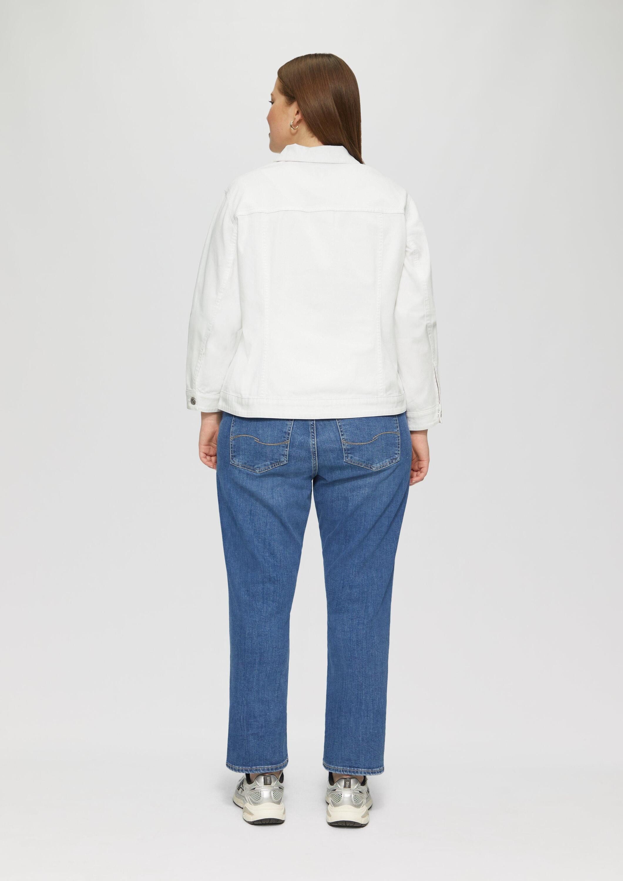 QS Funktionsjacke Indoor-Jacke Jeansjacke im Slim Fit