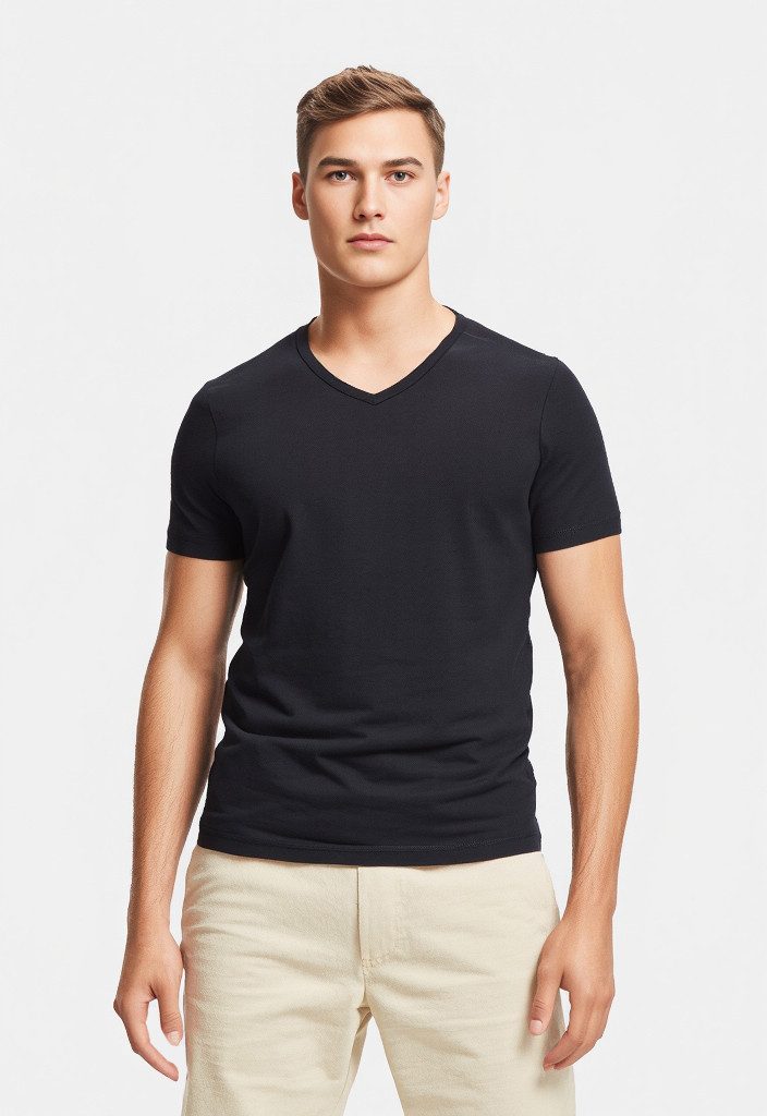 Jack & Jones T-Shirt V-Neck (2er-Pack) günstig online kaufen