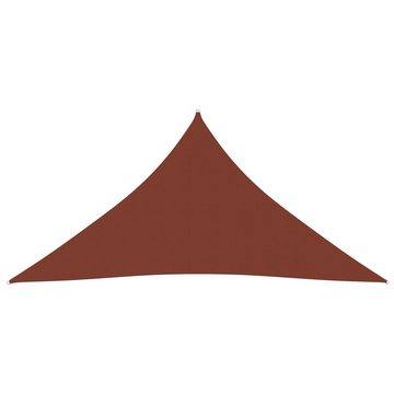 furnicato Sonnenschirm Sonnensegel Oxford-Gewebe Dreieckig 4,5x4,5x4,5m Terrakotta-Rot