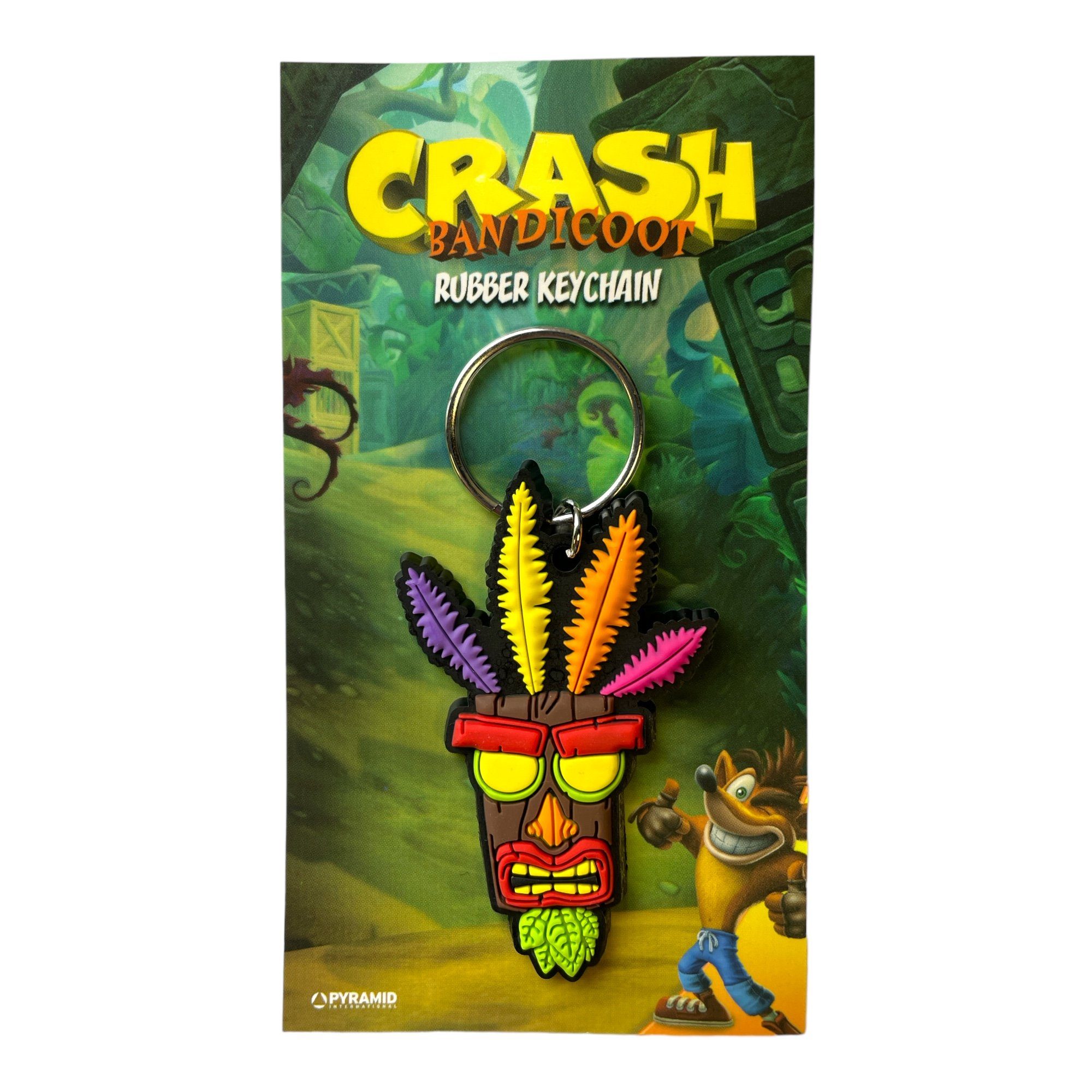 Crash Bandicoot - PYRAMID Schlüsselanhänger Aku Aku