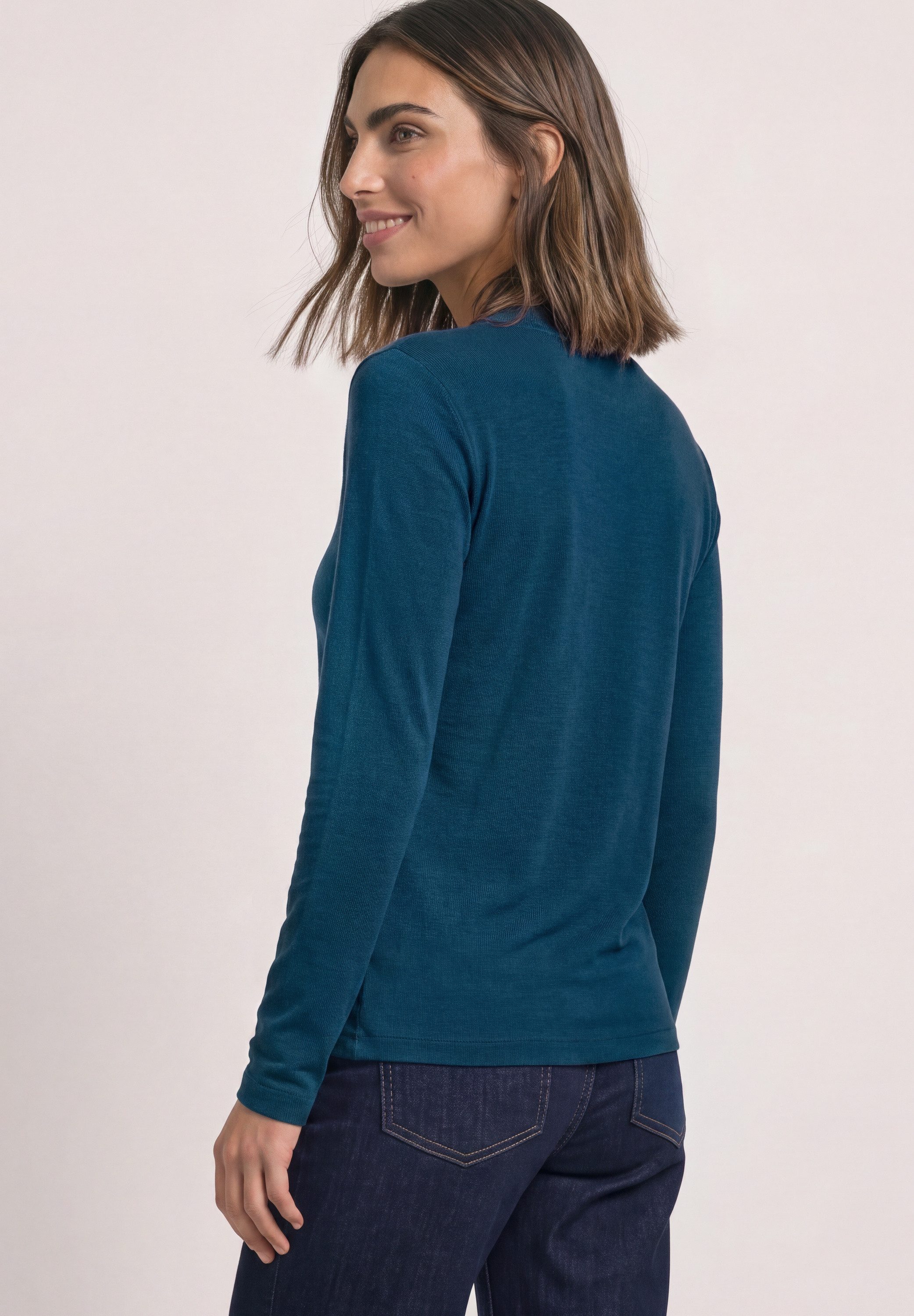 STREET ONE Langarmshirt mit Stehkragen – Bild 2 von 5