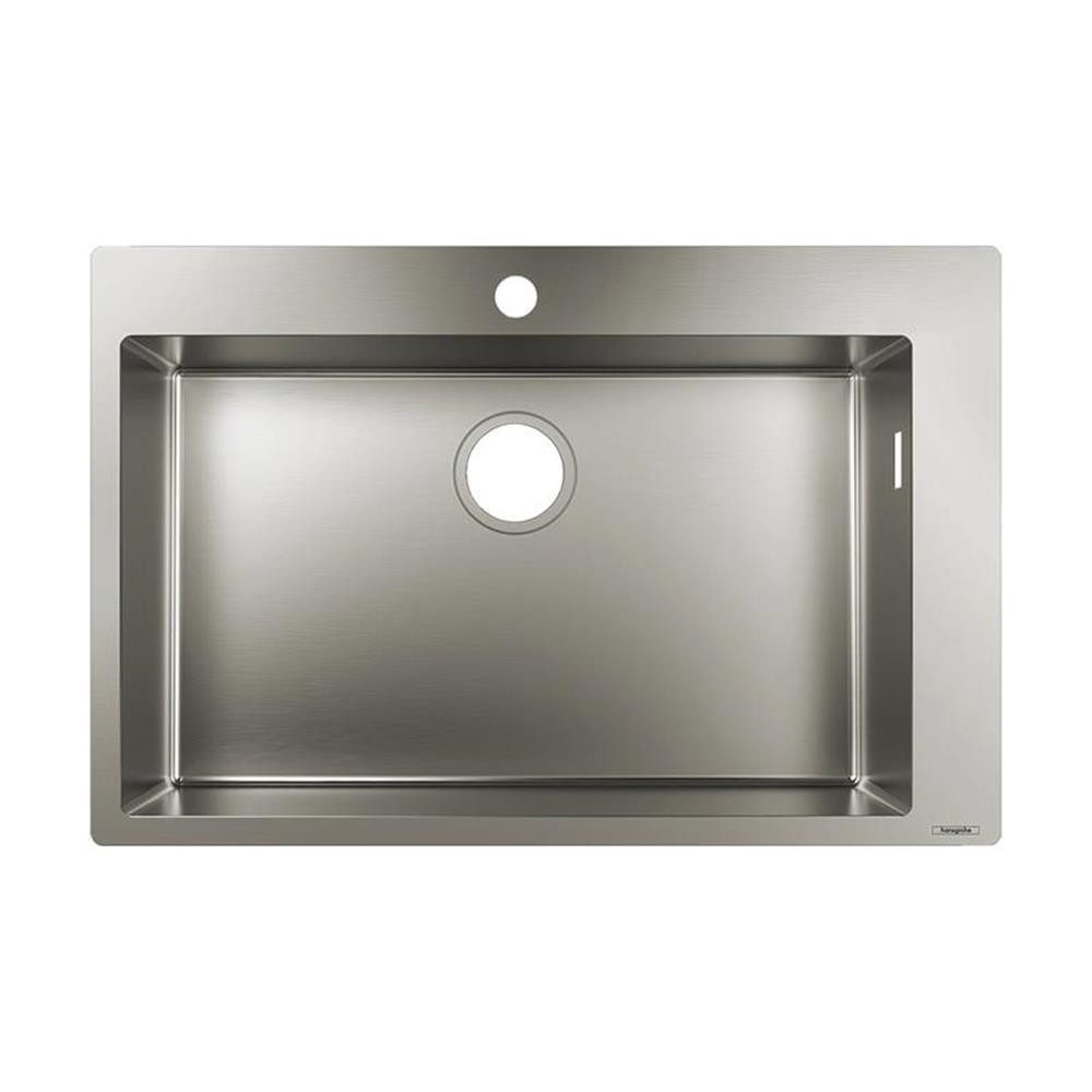 Edelstahlspüle hansgrohe 660 S711-F660, Edelstahl