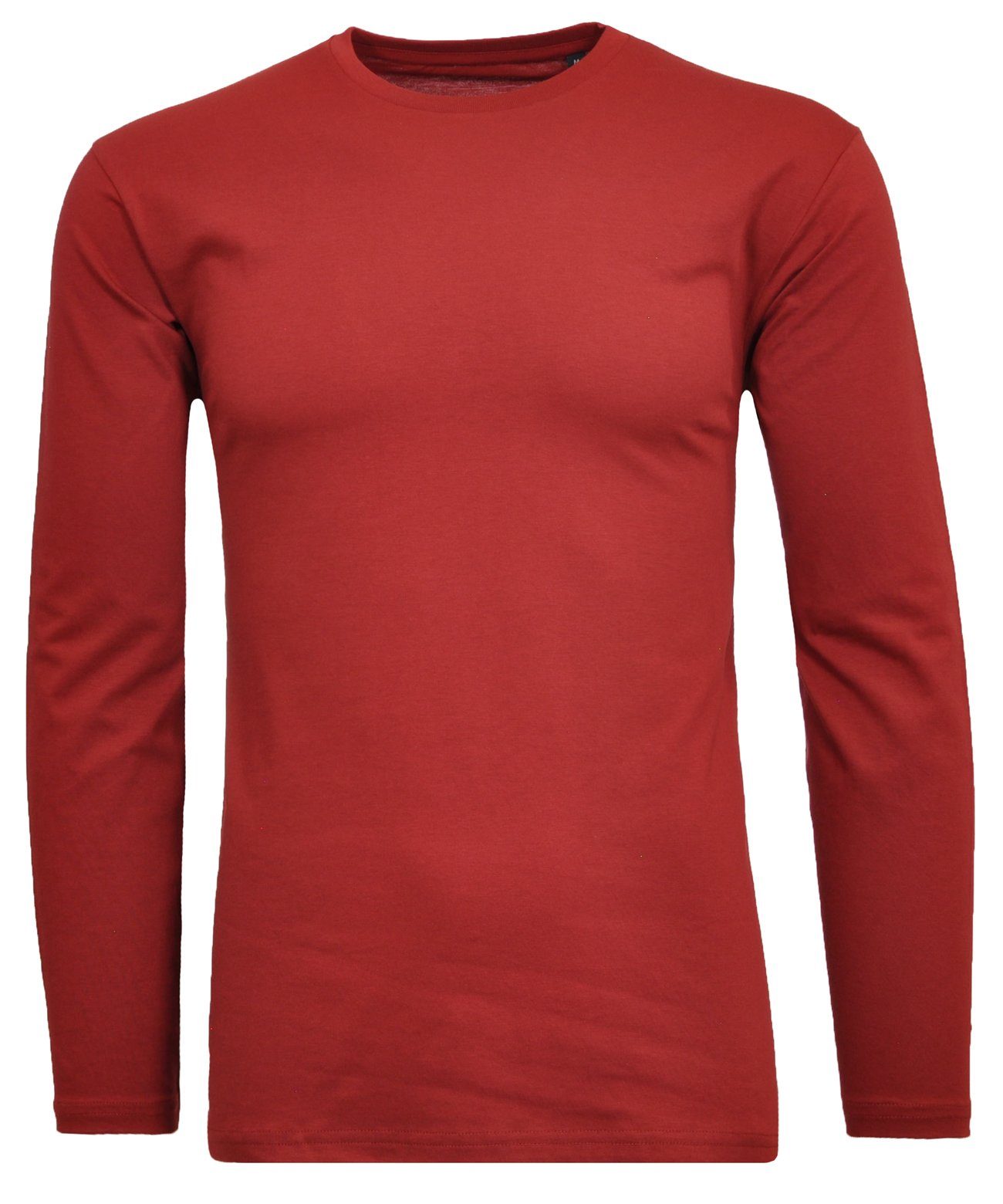 RAGMAN Langarmshirt Bordeauxrot