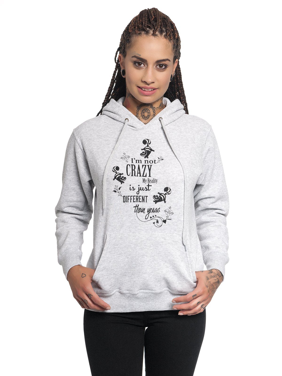 Disney Kapuzensweatshirt Wunderland im Not Crazy Alice I'm