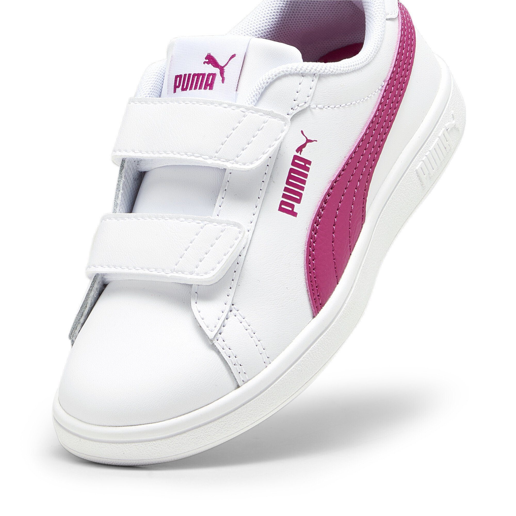 Pinktastic Pink Sneakers Smash Sneaker White PUMA 3.0 Leather