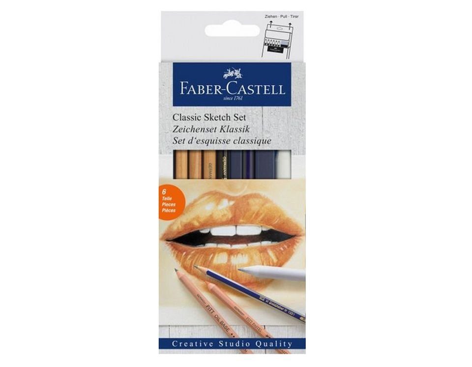 Faber-Castell Kreativset Klassik Zeichenset, (6-tlg)