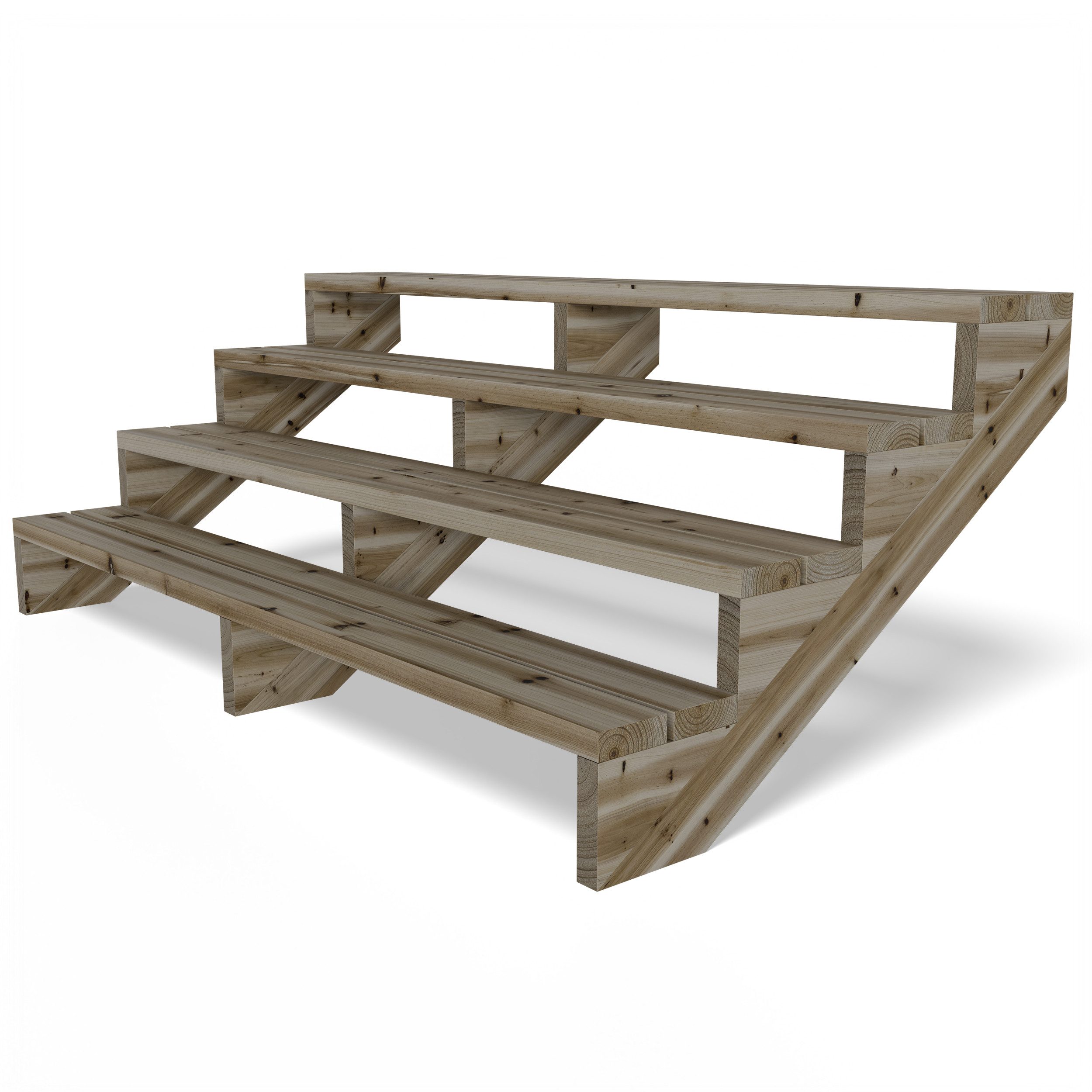Gartenwelt Riegelsberger Außentreppe Terrassentreppe Kiefer kesseldruckimpr günstig online kaufen