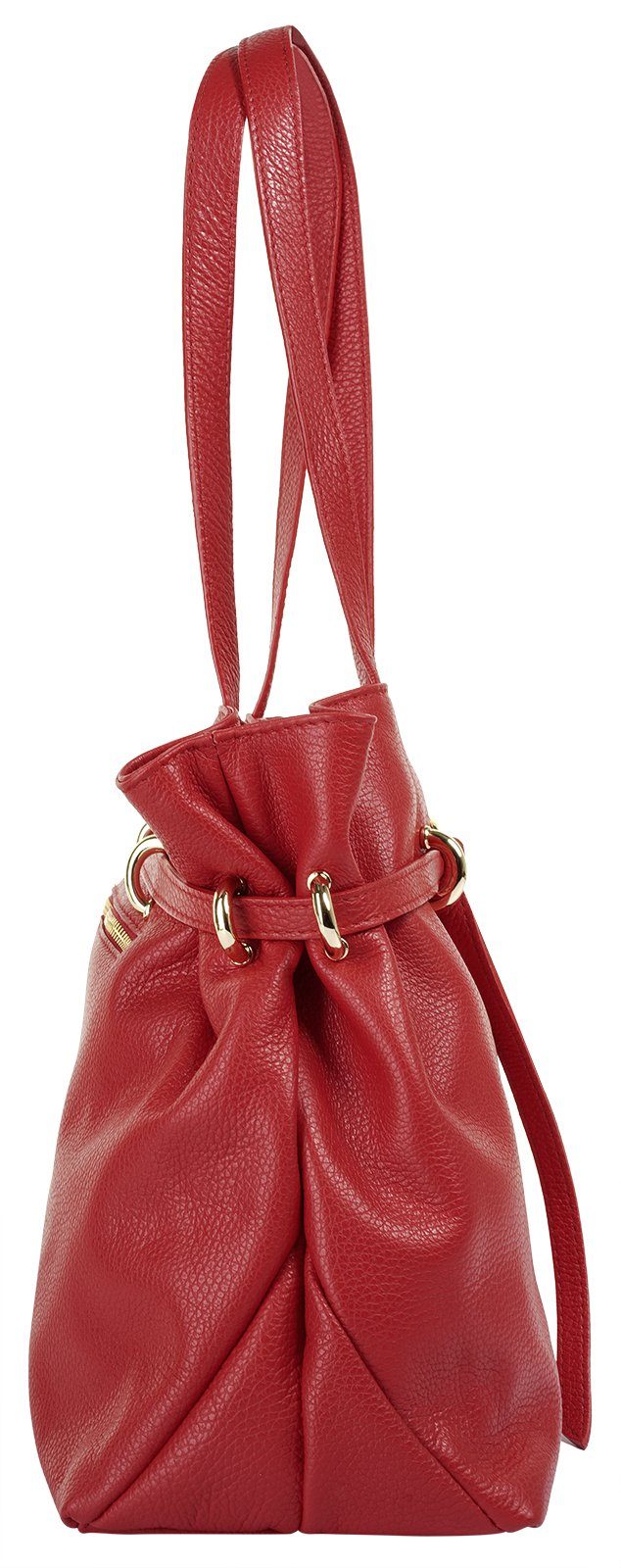 Samantha Look Henkeltasche, echt Leder, Made in Italy