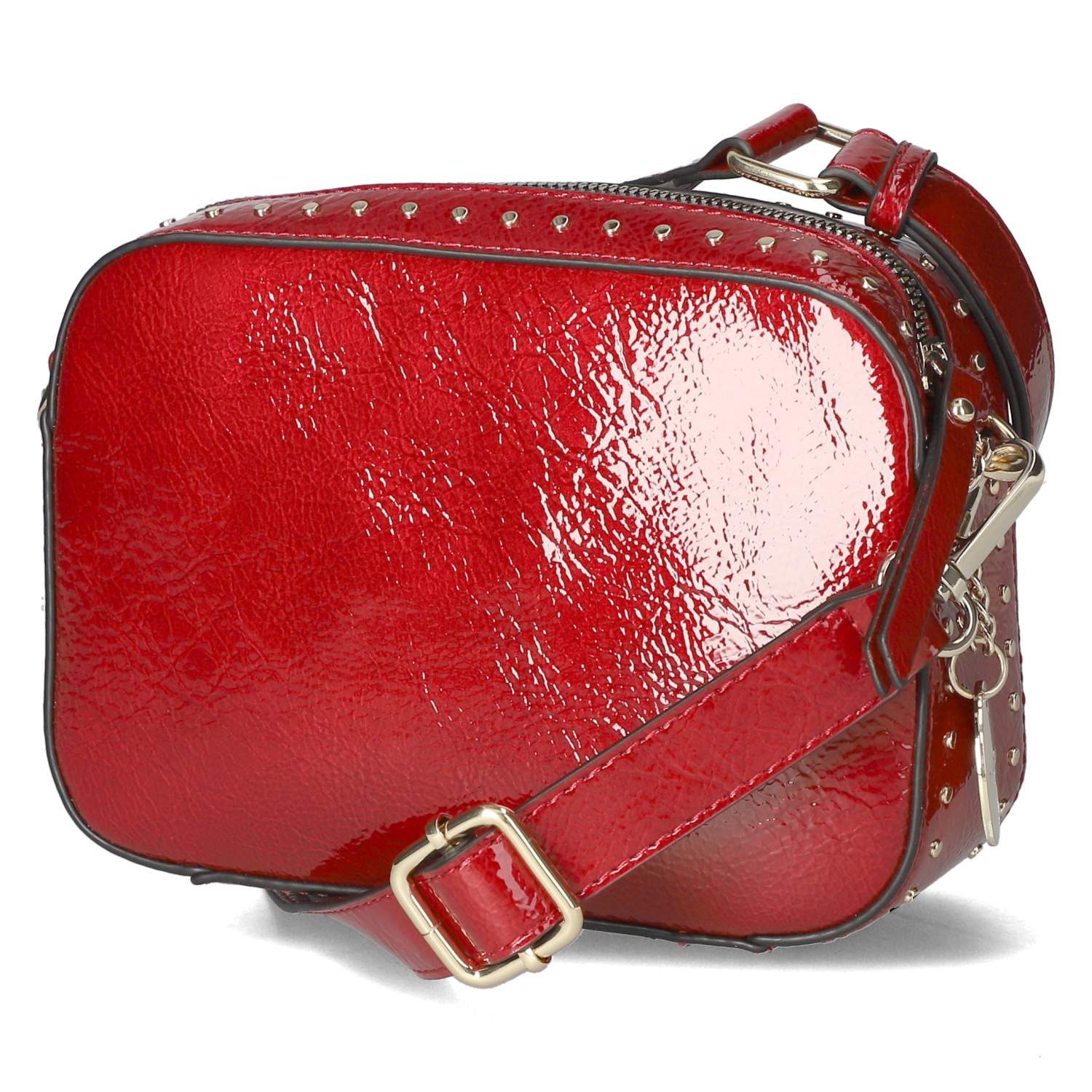 Handtasche Fräulein Frida FF2010,600 Damen Umhängetaschen Textil & Synthetik red