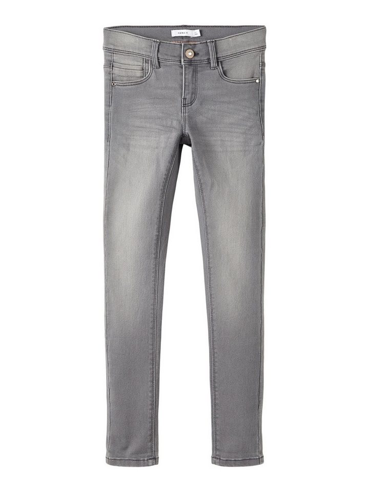 Name It Skinny-fit-Jeans Mädchen NKFPOLLY DNMTASI 5676 PANT NOOS mit elastischem Bund