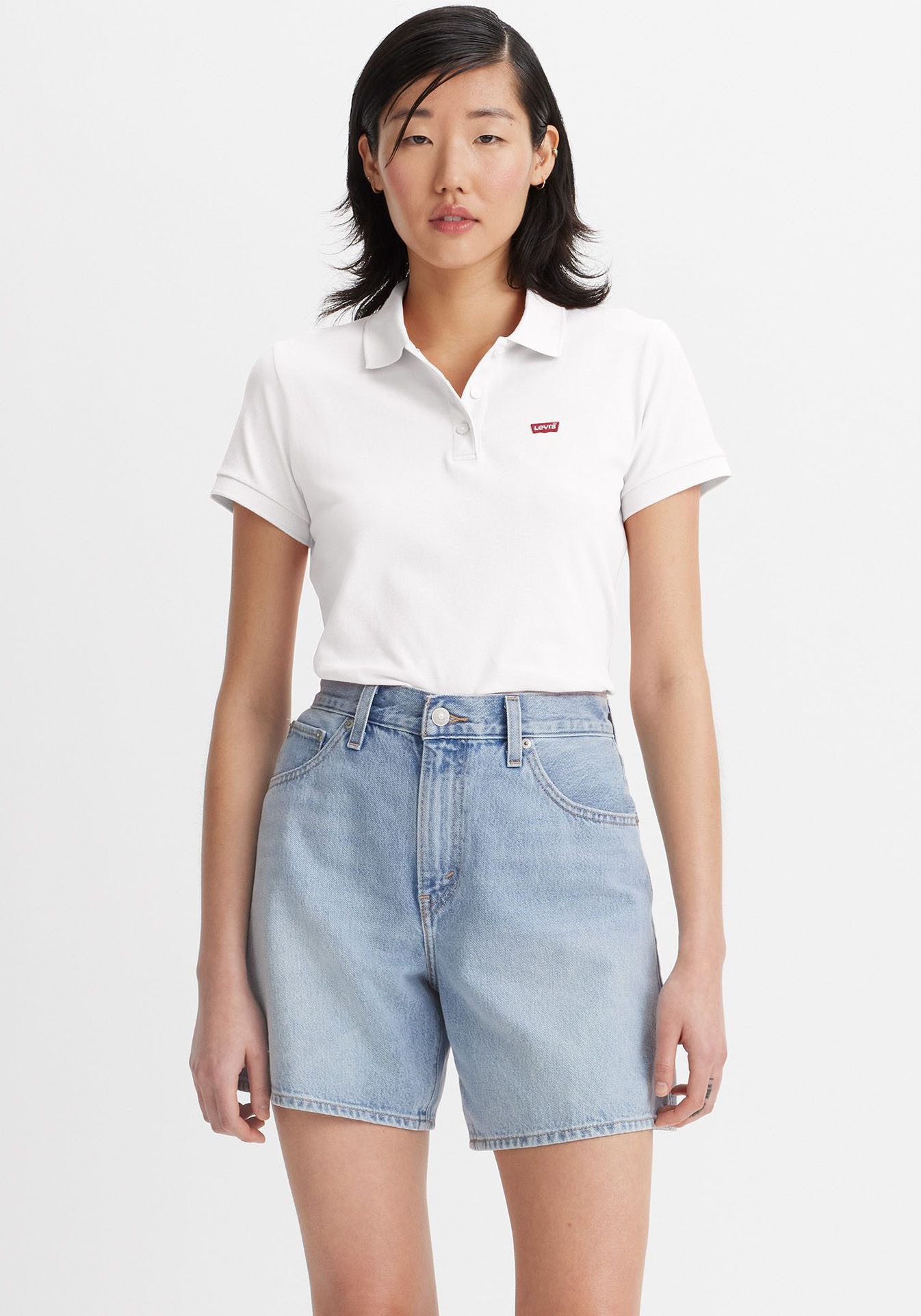 Levi's® Poloshirt LEVI'S HM POLO Piqué aus elastischer Baumwollmischung