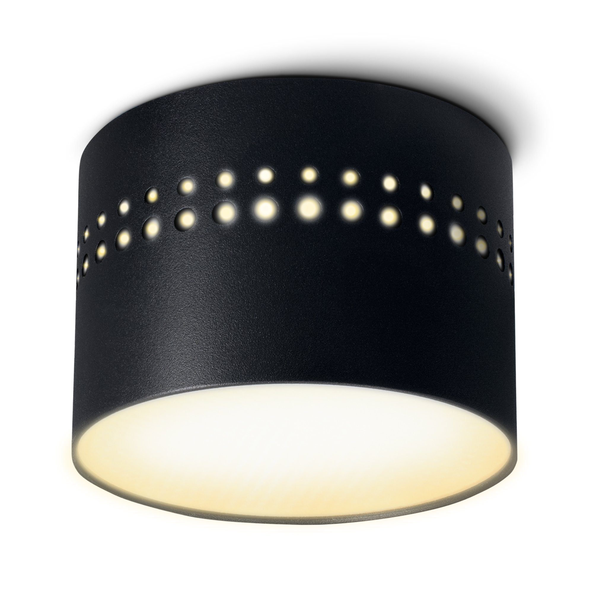 linovum LED Aufbaustrahler SUNEVA LED Aufbauspot schwarz rund indirektes Li günstig online kaufen