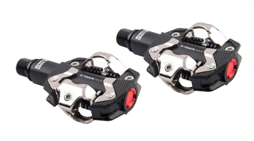 Look Klickpedale LOOK X-Track Race Klickpedale schwarz 515 mm² Plattform Composite Chro