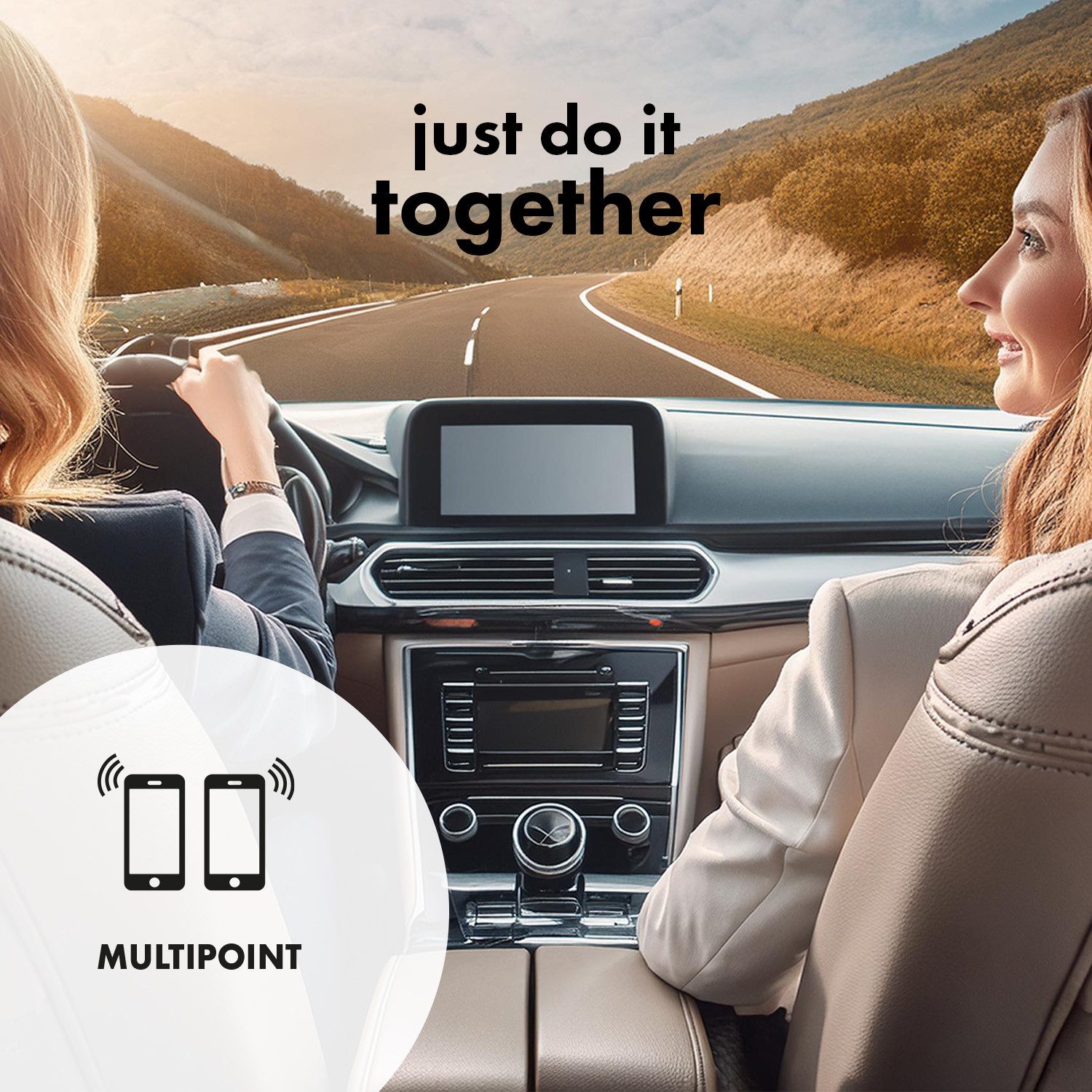Audiocore AC480 Bluetooth 5.0-Freisprecheinrichtung für das Auto Auto-Lautsprecher (A2DP, 2-W-Lautsprecher, Google, Siri) – Bild 5 von 5