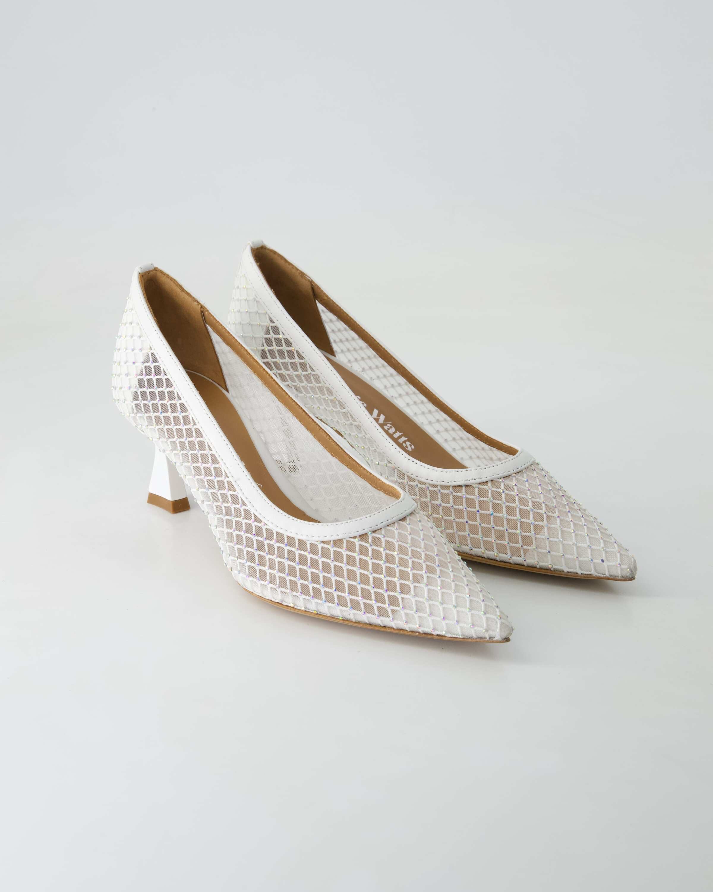 George Watts N214-204 Pumps Obermaterial: Leder und Textil