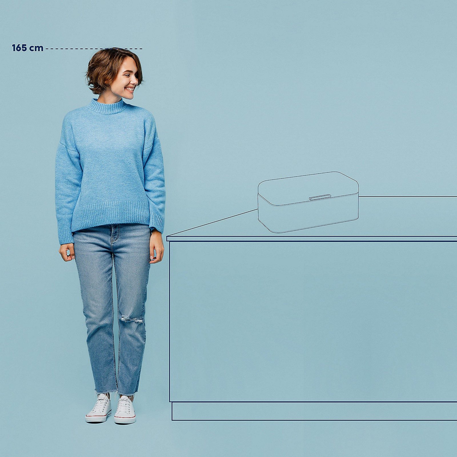 kela Brotkasten Frisca, Metall