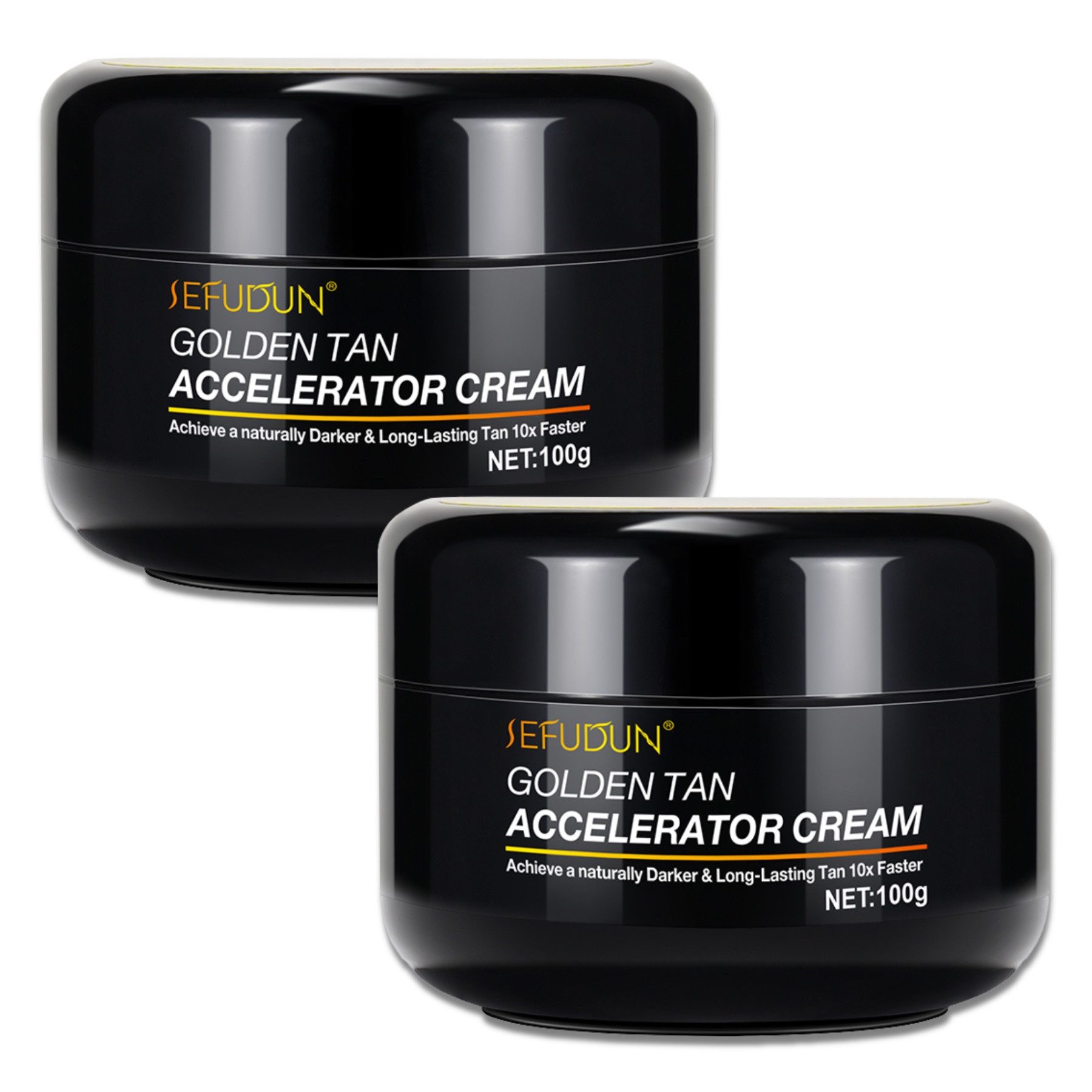 ALIVER Selbstbräunungscreme Bräunungsbeschleuniger Sonnencreme Bräunungscreme Bräunung Tanning, 2-tlg., Körperbräunung, Beschleuniger, Solarium, Sonne, Creme