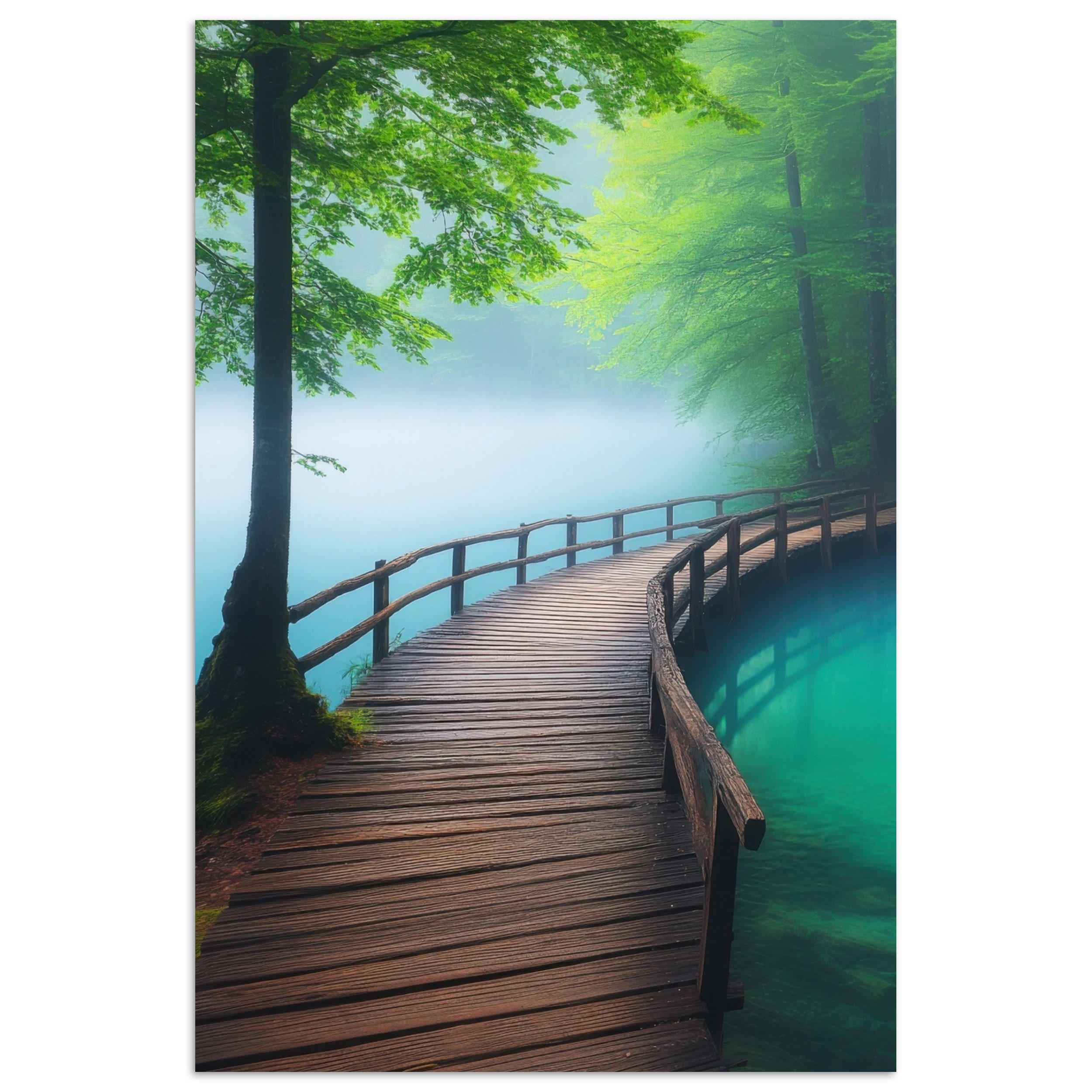 MuchoWow Poster Brücke - Wasser - günstig online kaufen