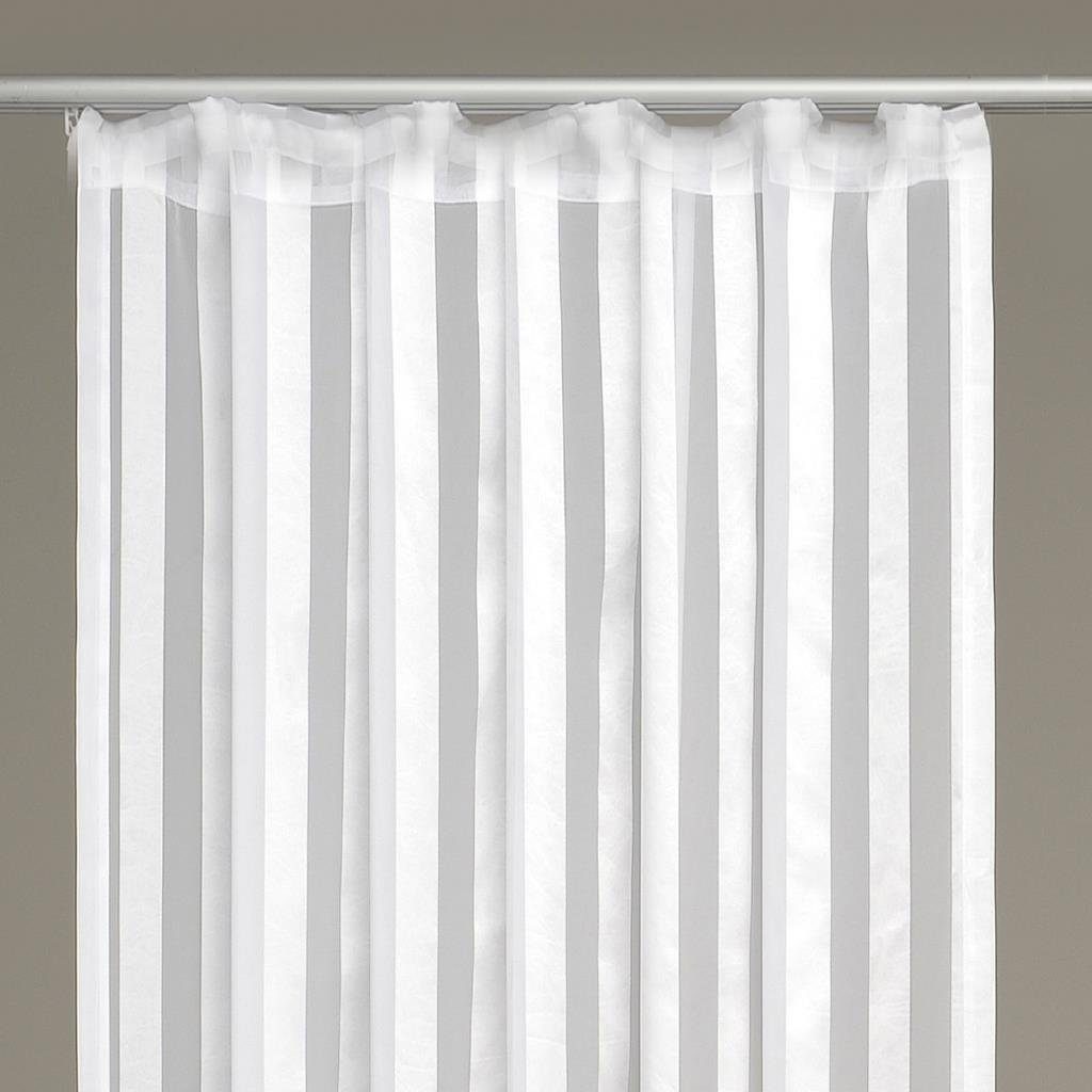 Arsvita Vorhang, Kräuselband, halbtransparent, Voile, Halbtransparenter günstig online kaufen