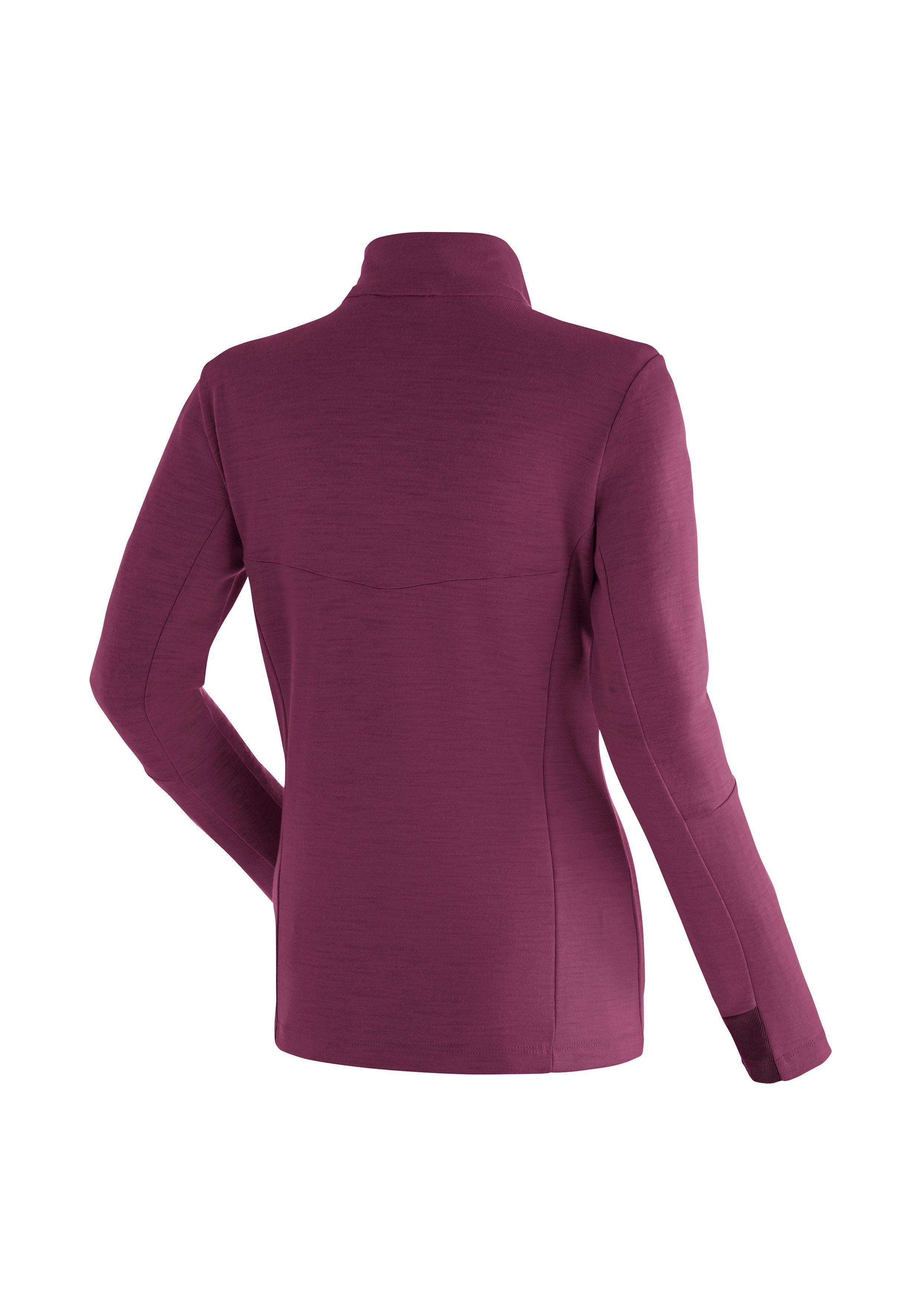 magenta Maier HZ Midlayer funktionaler Sports W Damen, Funktionsshirt Atmungsaktivität Skutvik hohe für