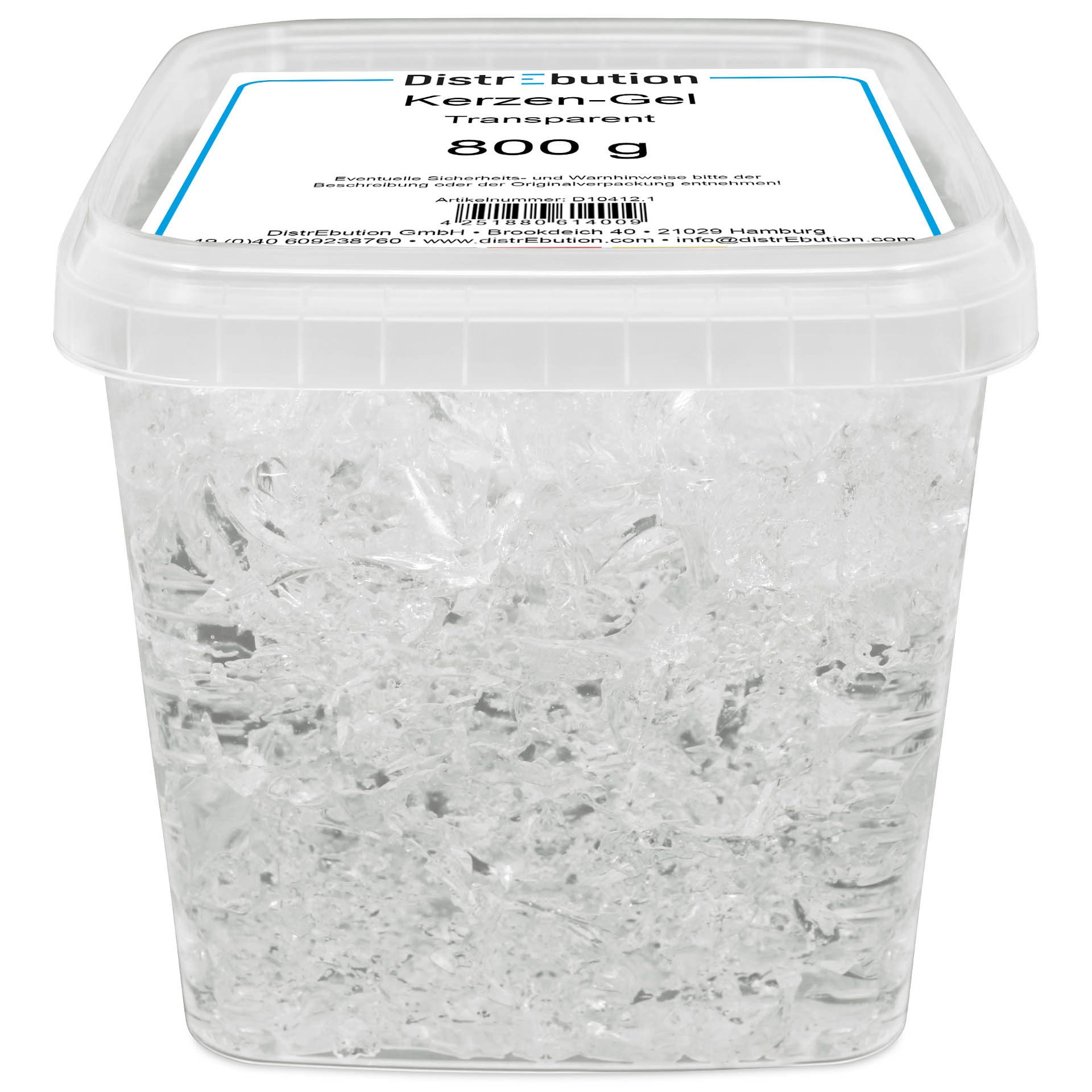 DistrEbution Duftkerze Kerzen-Gel transparent 300g-17kg Gelwachs, günstig online kaufen