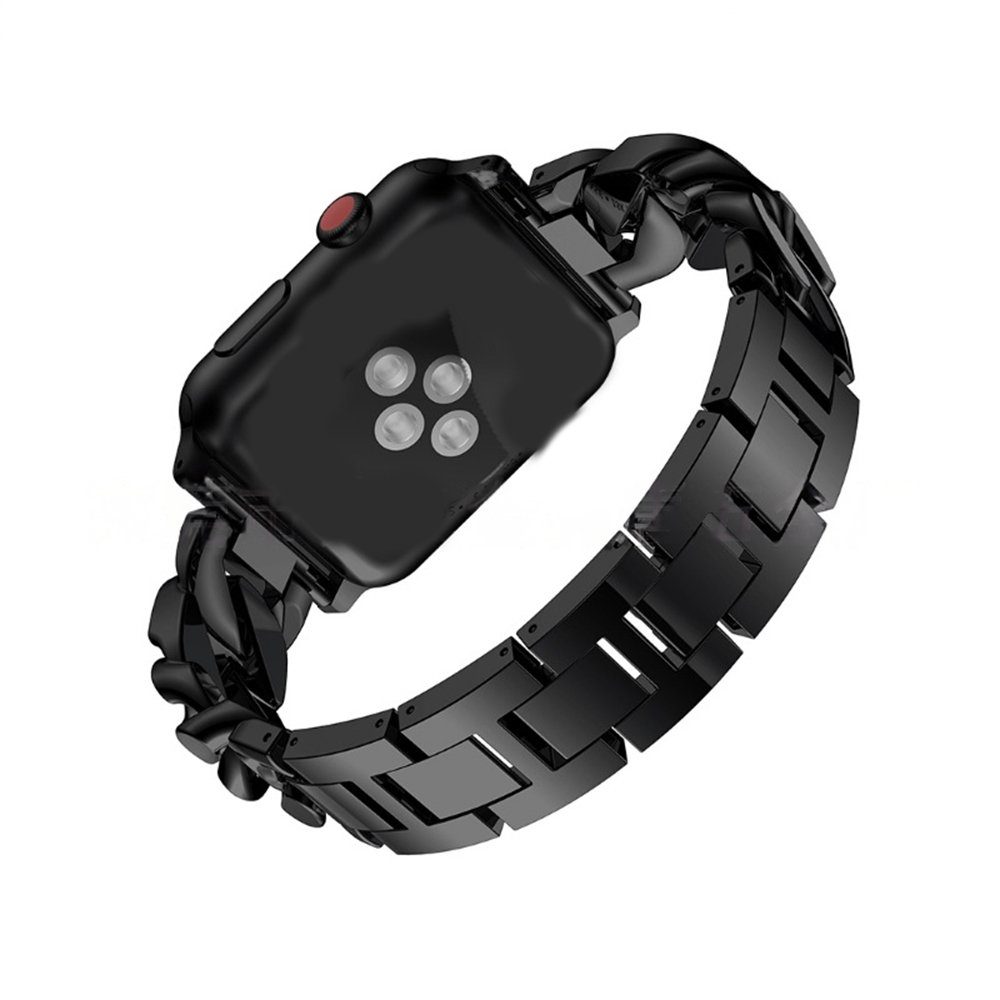 FELIXLEO Uhrenarmband Uhrenarmband für Watch series Schwarz 45mm, 8 Apple Armband 7
