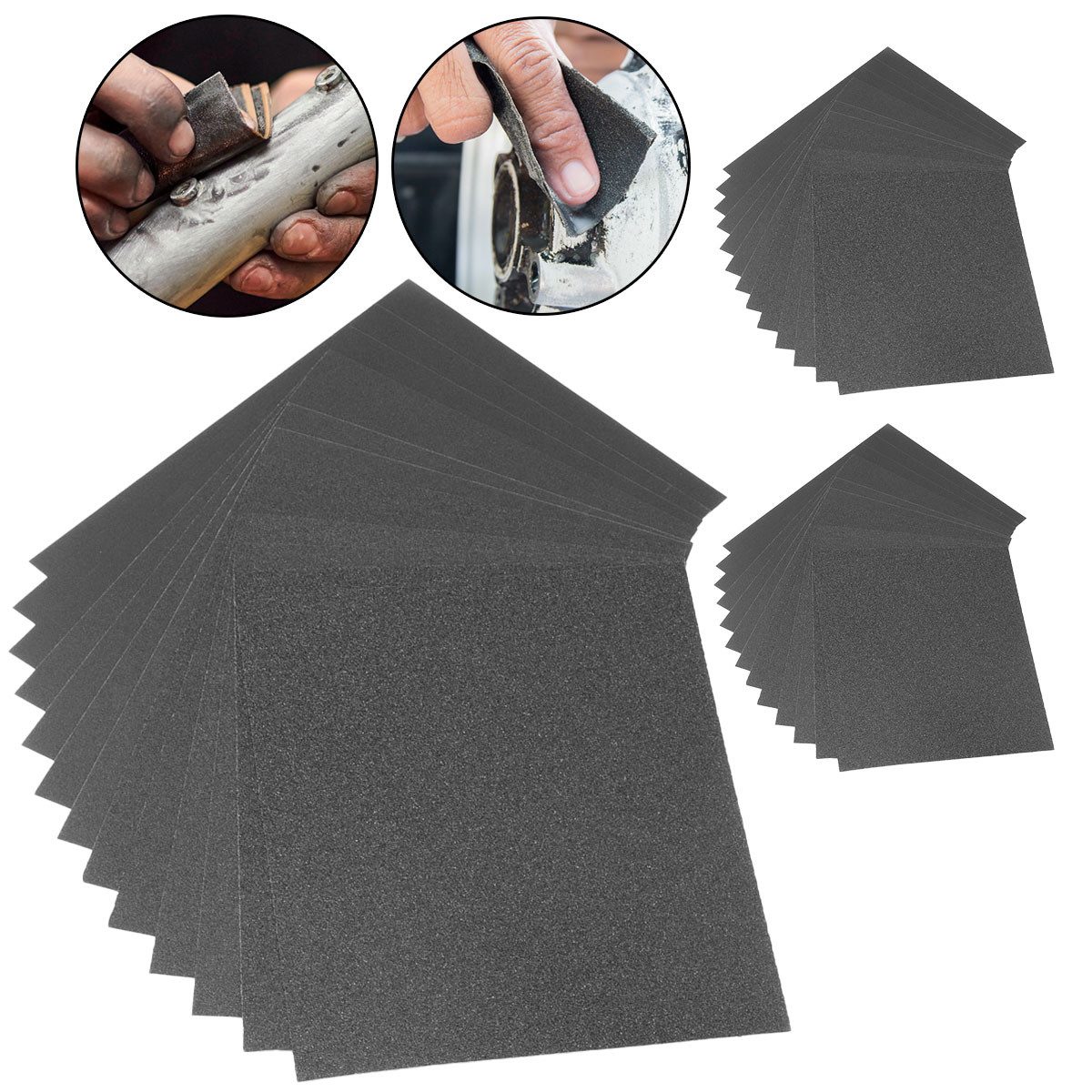 STAHLWERK Schleifpapier 36er Set 230 x 280 mm, (Packung, 36 St., Set)