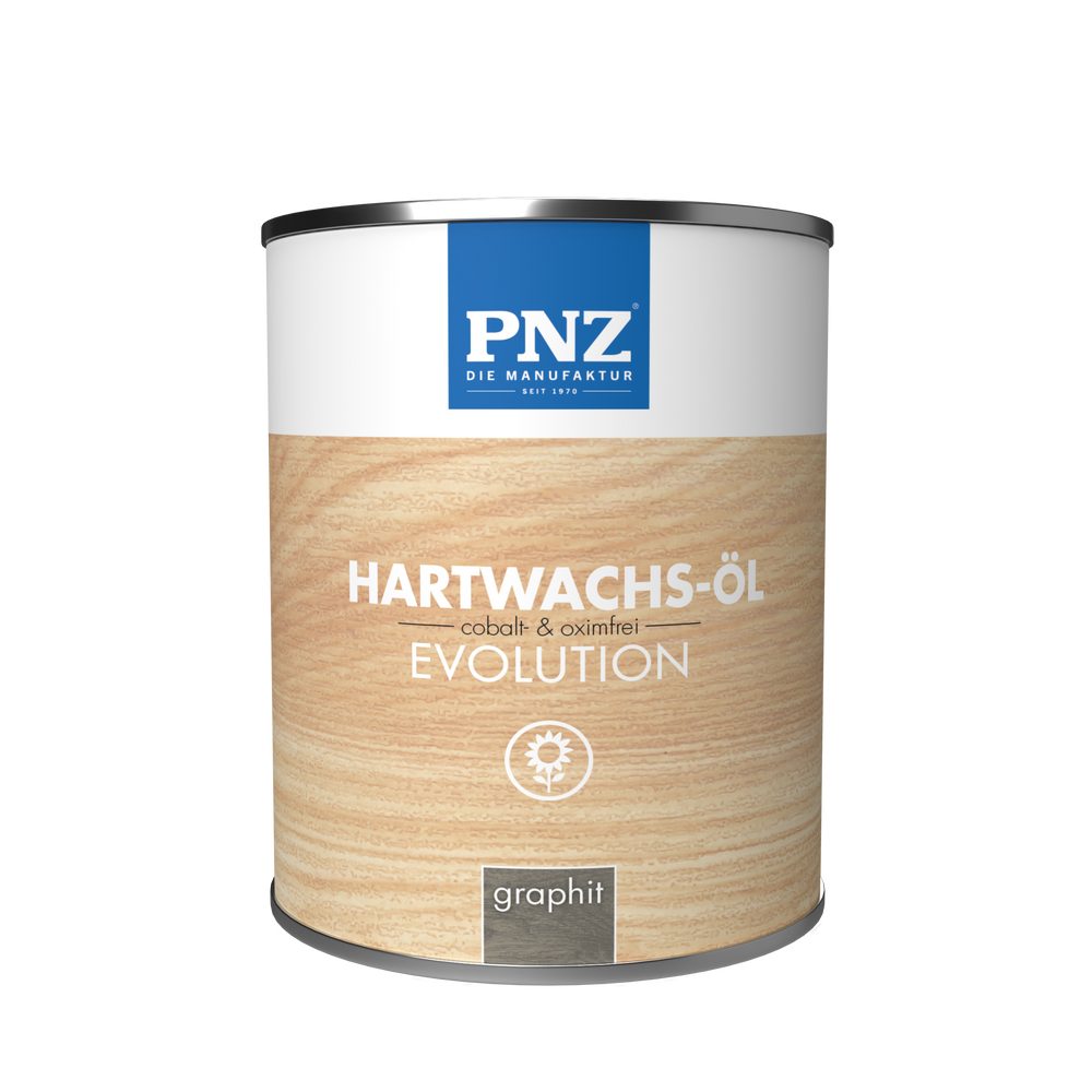 PNZ - Die Manufaktur Hartholzöl Hartwachs-Öl evolution farbig, extrem beständig, cobalt- & oximfrei