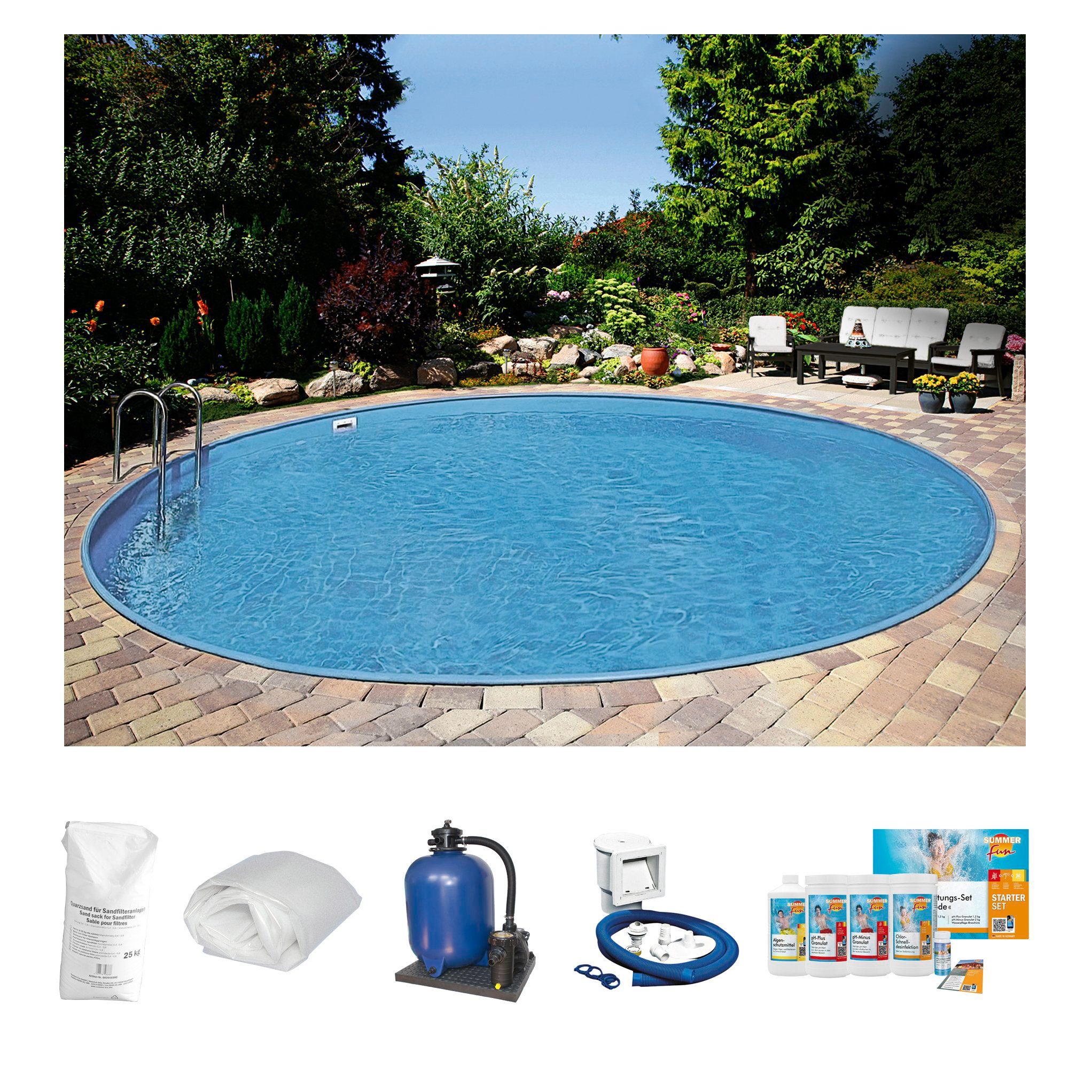 Clear Pool Rundpool PREMIUM IBIZA (Set, günstig online kaufen