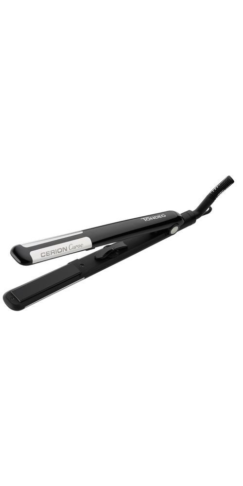 TONDEO Glätteisen Tondeo Cerion Curve Haarglätter schwarz