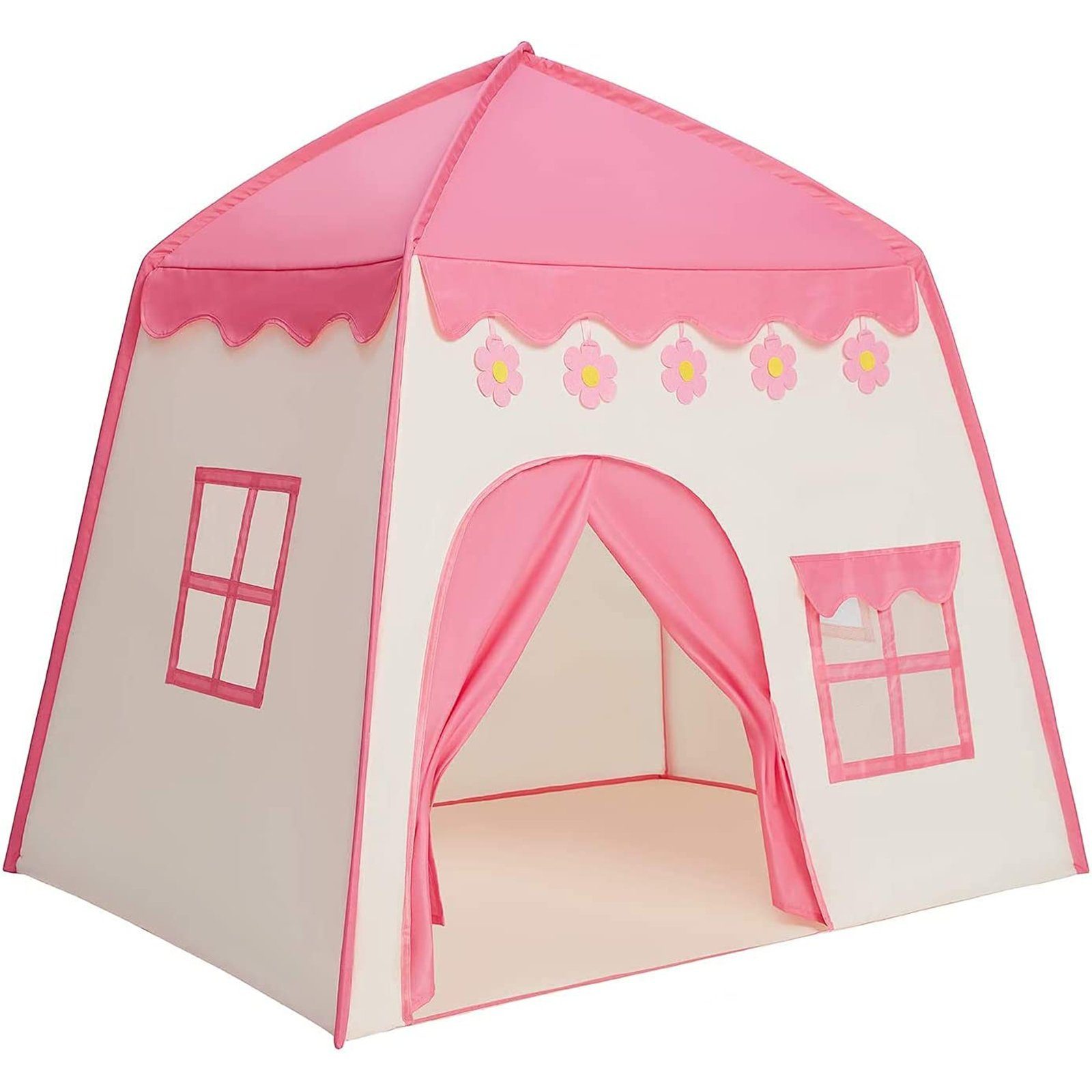 Aoucheni Spielzelt Zelt Prinzessin, Spielzelt für Kinder, Rosa (Piece, 1)