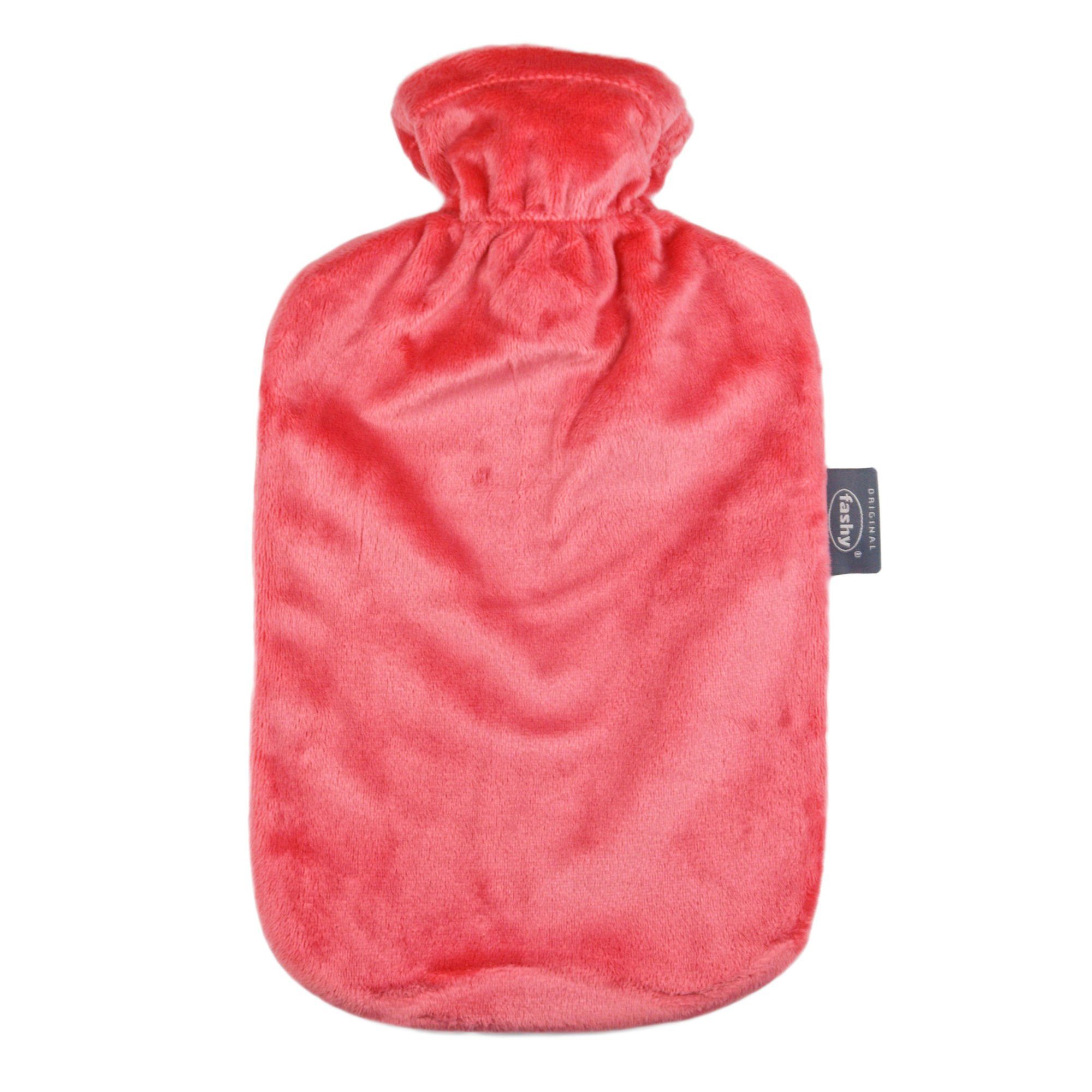 Fashy Wärmflasche Fashy Wärmflasche 2,0L mit Flauschbezug
