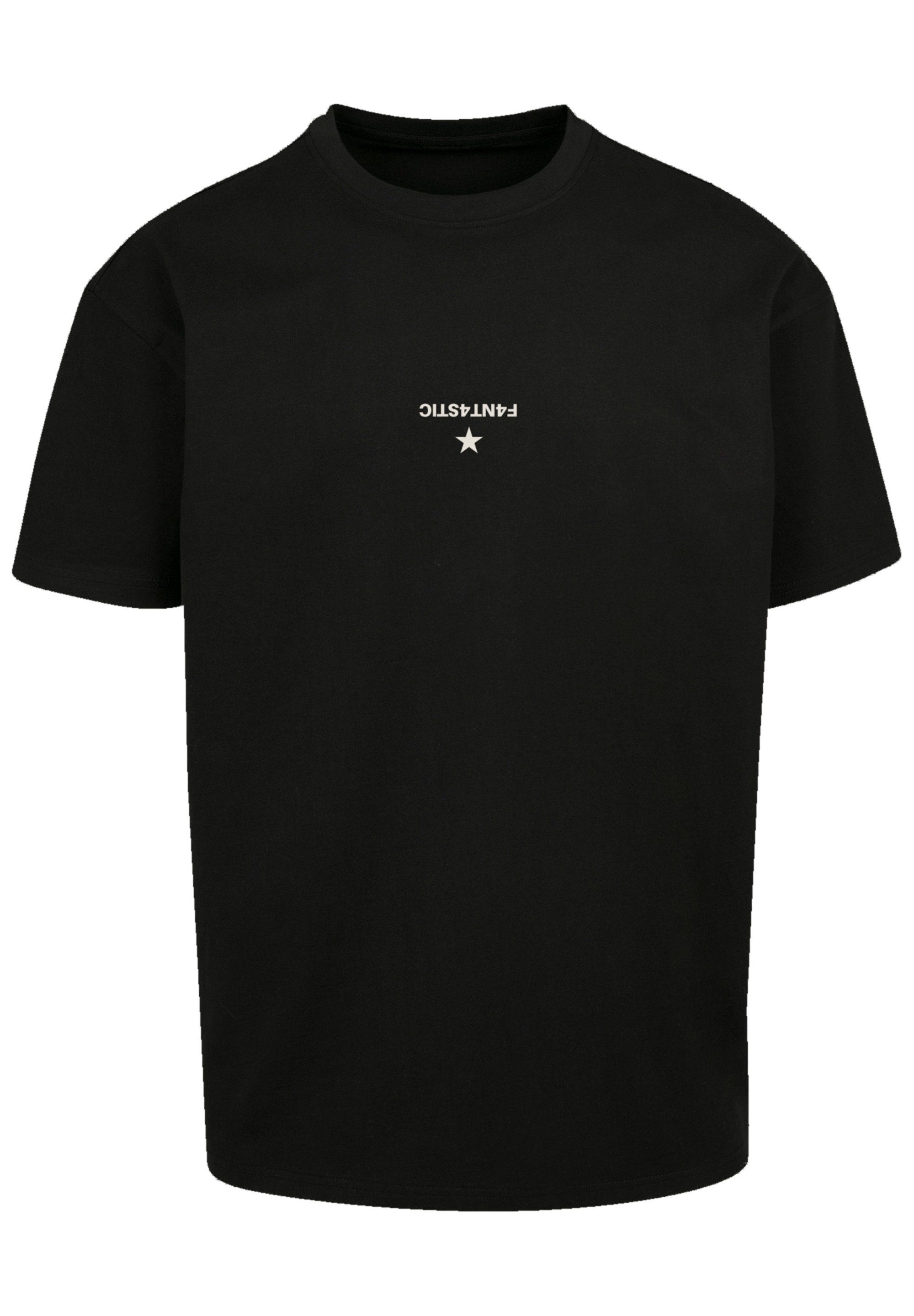 schwarz SCULPTURE T-Shirt VISUALIZATION Print F4NT4STIC