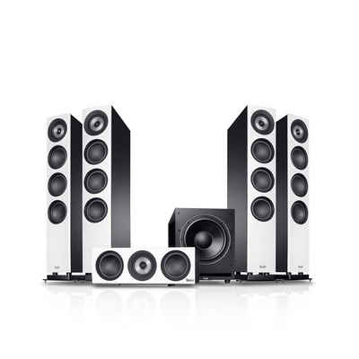 Teufel Definion 3 Surround Power Edition "5.1-Set" Stand-Lautsprecher (Kabelgebunden, 200 W, Kabellos ansteuerbarer Subwoofer)