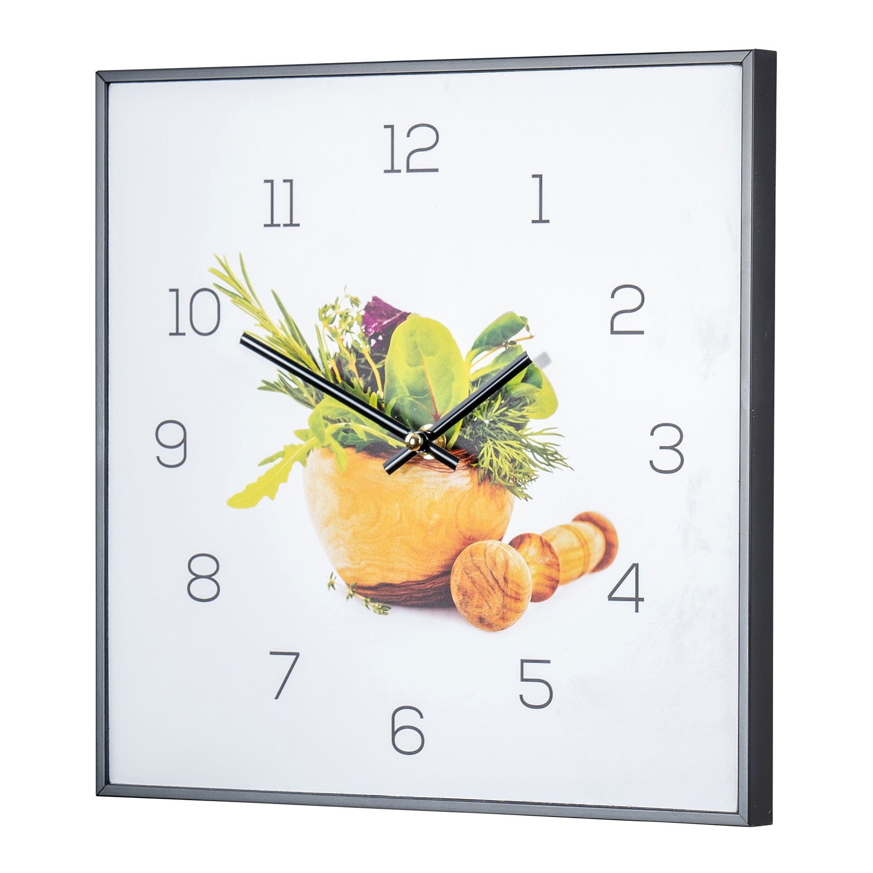 Levandeo® Wanduhr (Wanduhr 30x30cm Uhr PVC günstig online kaufen