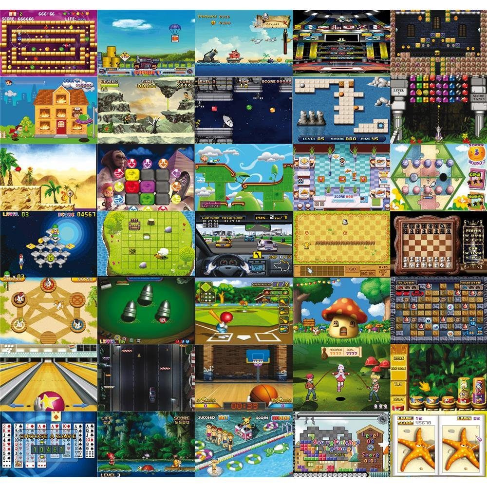 Millennium Arcade 202 Spielekonsole M409, mit 202 Spielen, Reisespiel