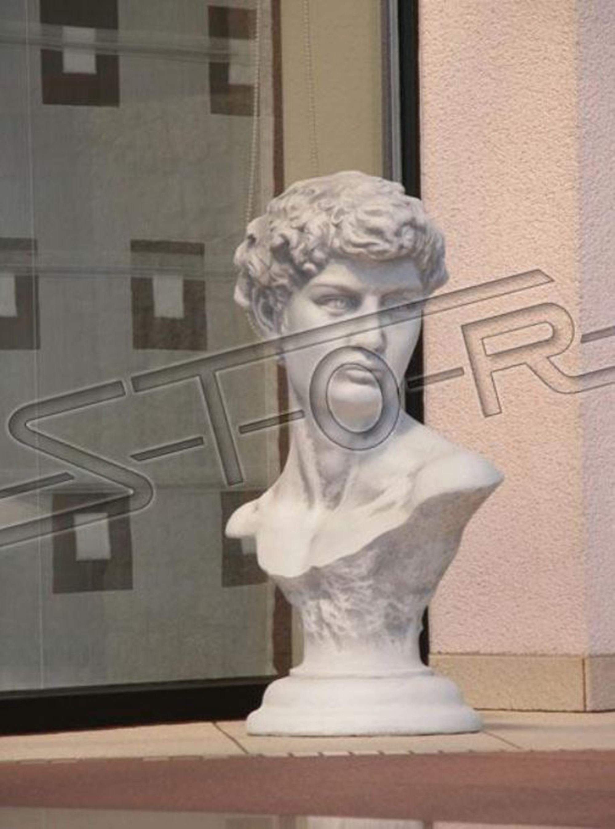 Statue Alexander Büste der 67cm Figur Statuen Skulptur JVmoebel Skulptur Große Figuren