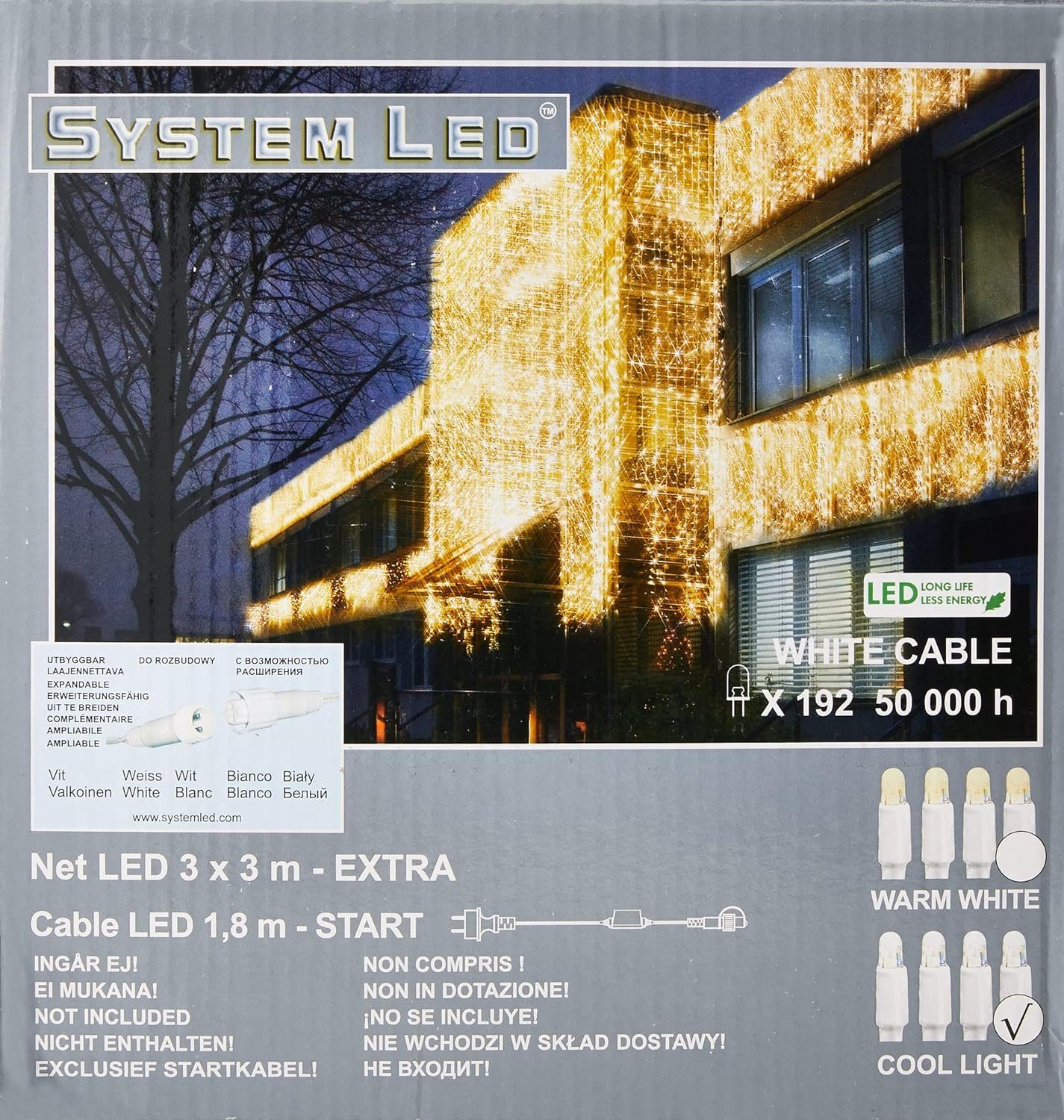 STAR TRADING LED-Lichterkette System LED, Außen Lichterkette System LED