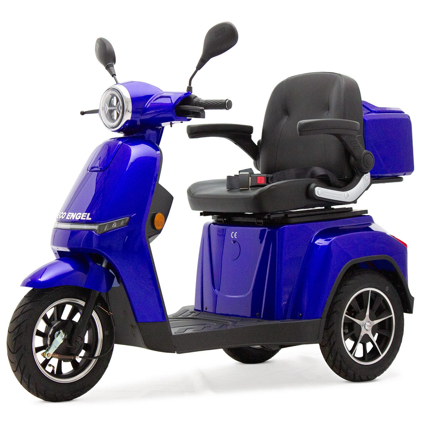 ECO ENGEL Elektromobil Seniorenmobil ECO ENGEL 506 Braun, 20 Ah Li-Io Akku Herausnehmbar, 1000,00 W, 25,00 km/h, inkl.Topcase